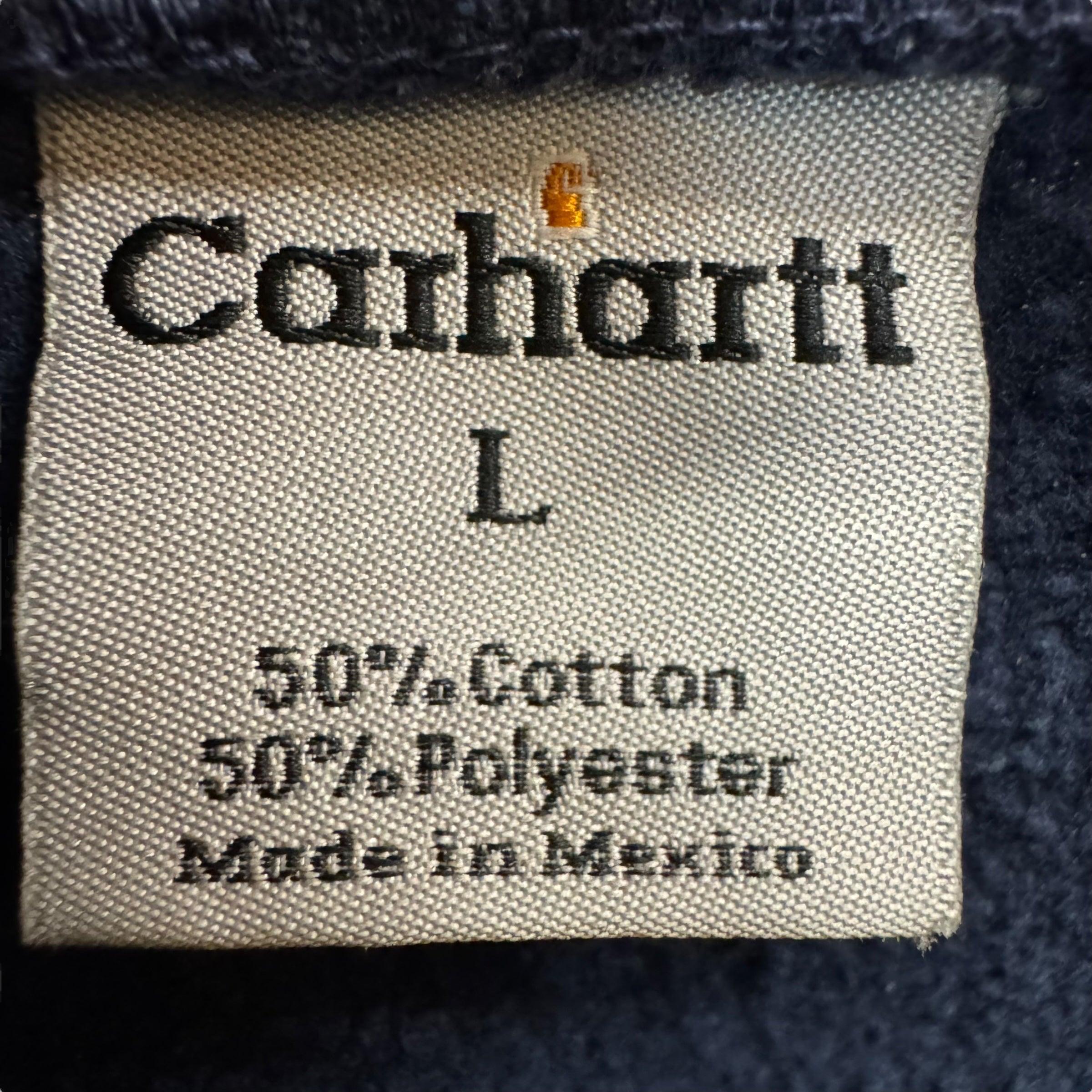 Vintage Carhartt Crewneck Faded Navy Blue