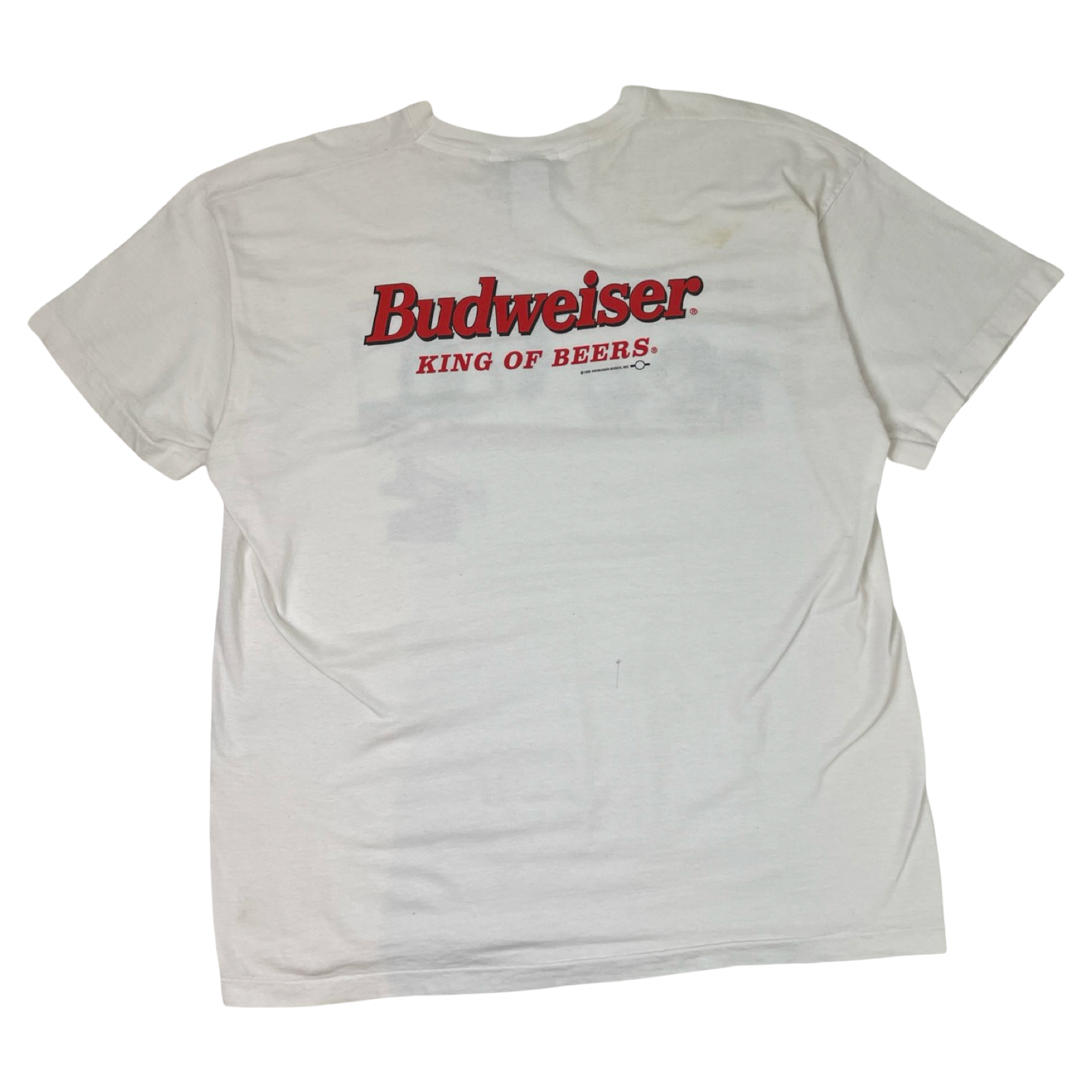 Vintage 1994 The Rolling Stones and Budweiser “King of Beers” T-Shirt White