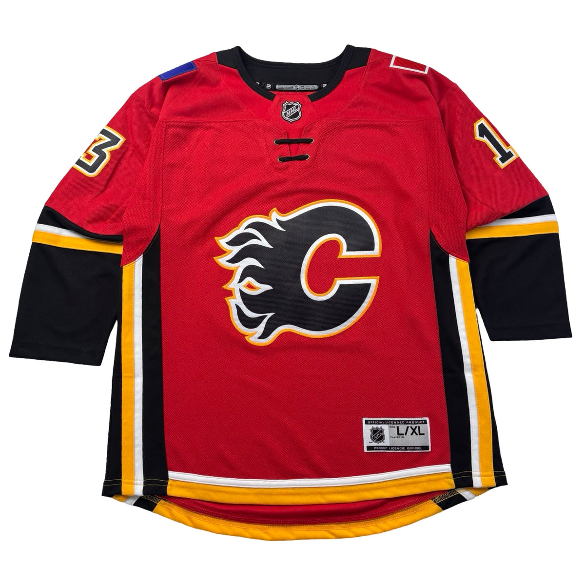 NHL Calgary Flames Johnny Gaudreau Home Jersey