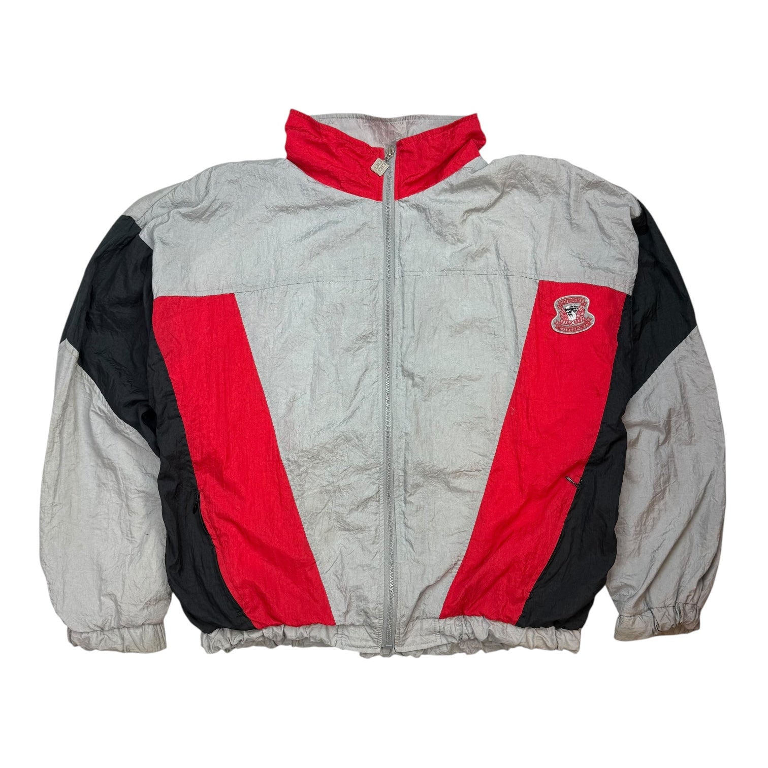 Vintage Givenchy Active Sports Track Jacket Red/Grey