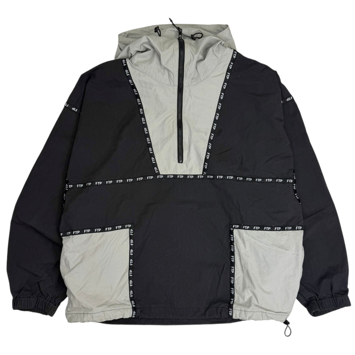 FTP Taped Anorak Black/Grey