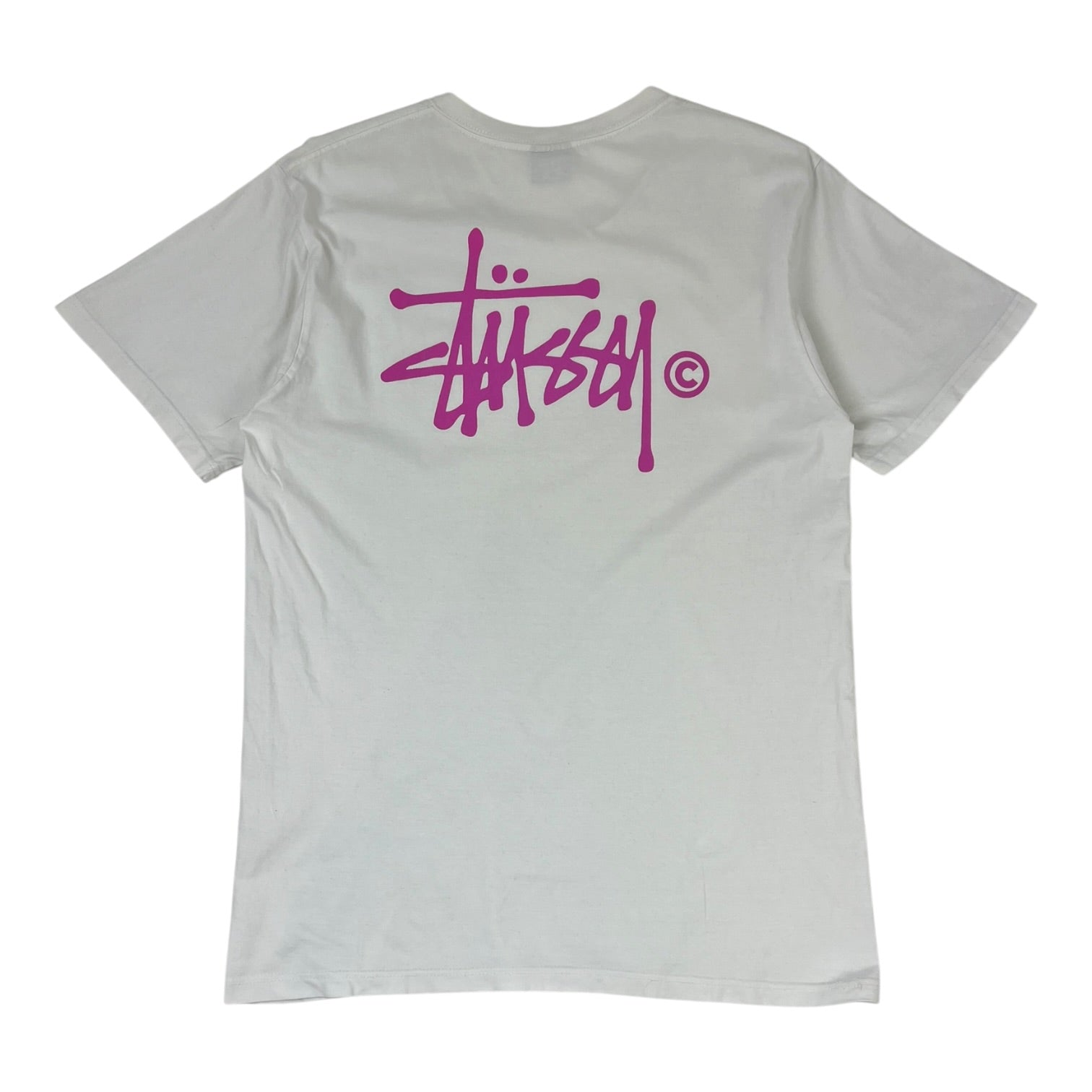 Stussy Printed Pink Graphic T-Shirt