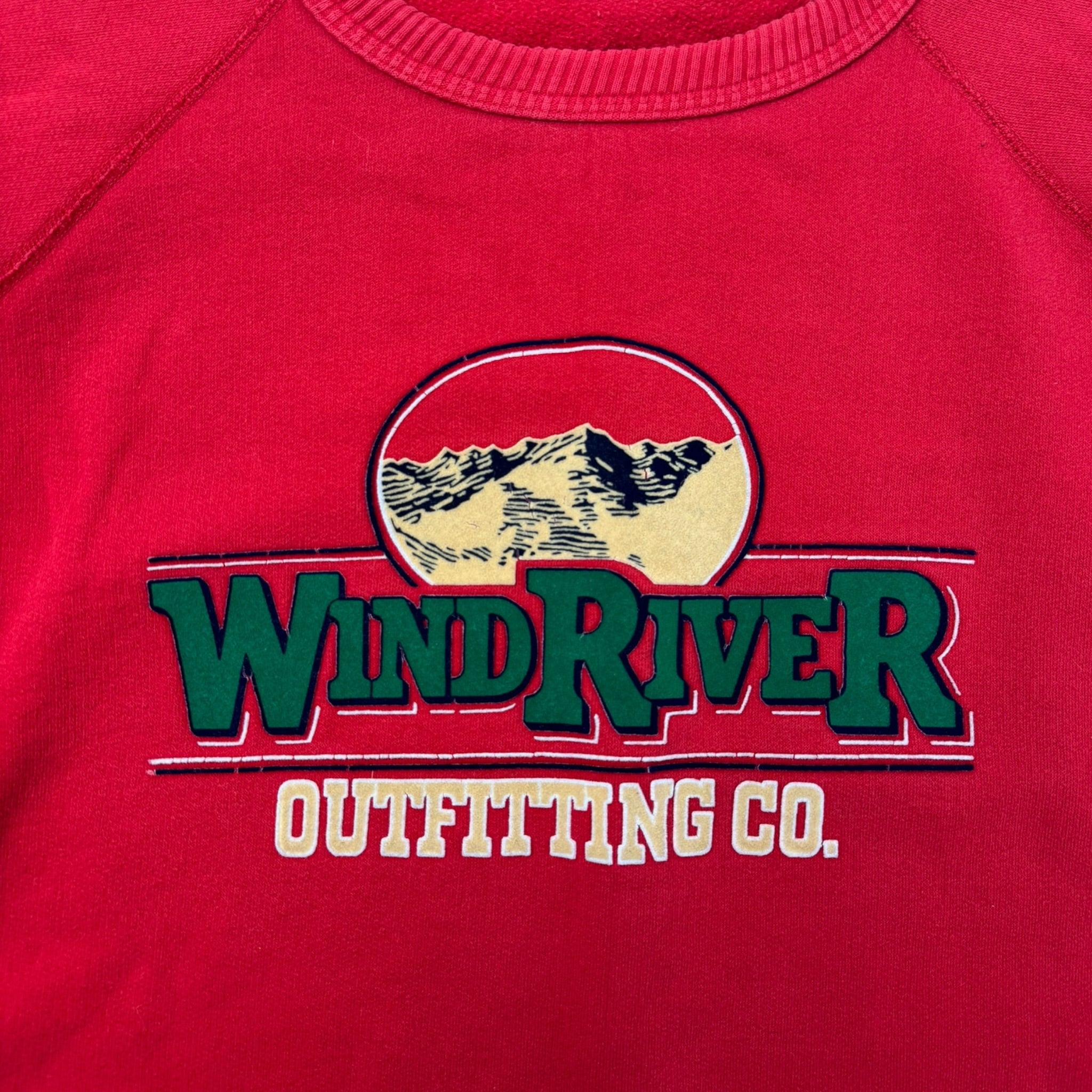 Vintage Windriver Lifted Font Crewneck