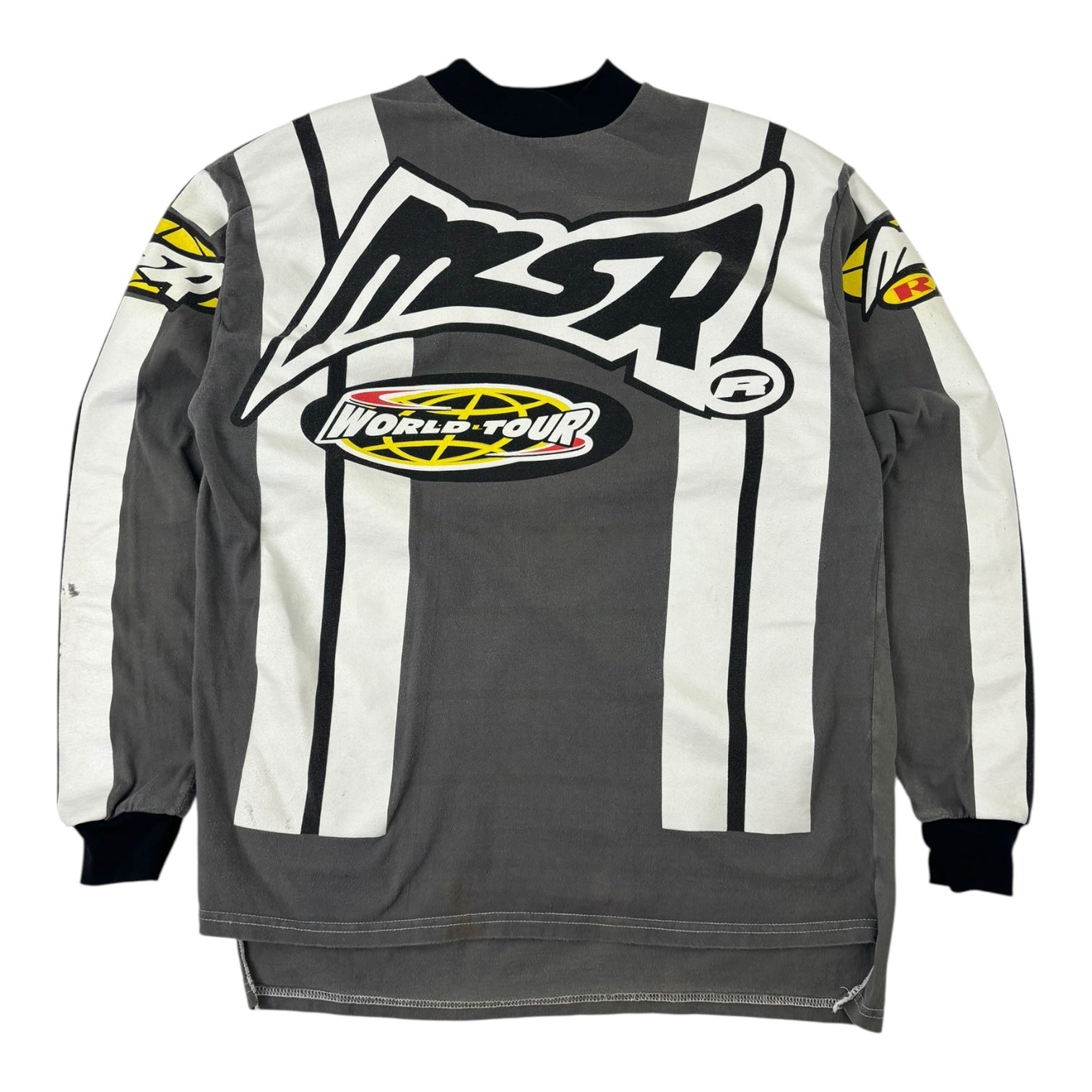 Vintage MSR World Tour Racing Long Sleeve T-Shirt Grey
