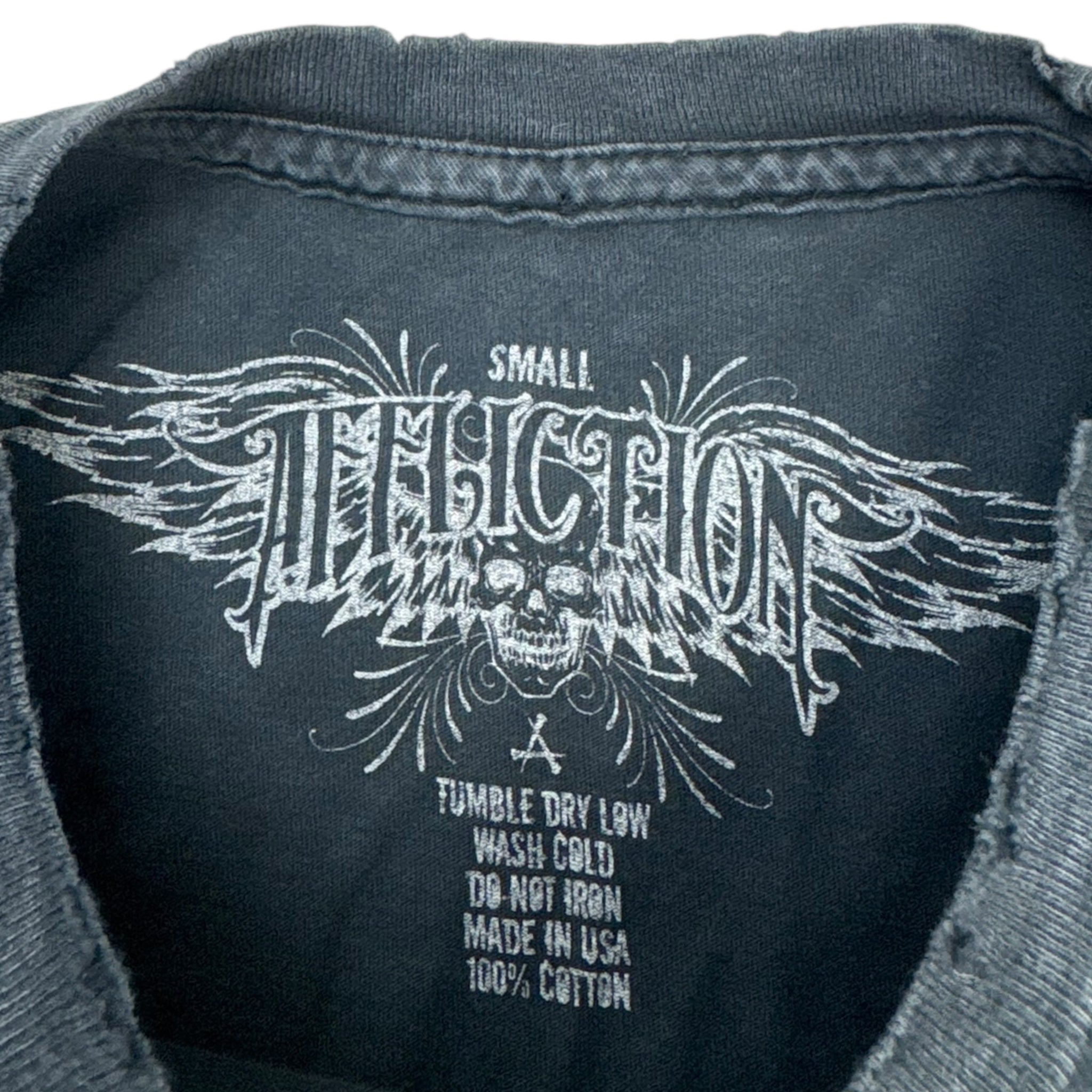 Y2K Affliction Bleeding Cherubs Mall Goth T-Shirt