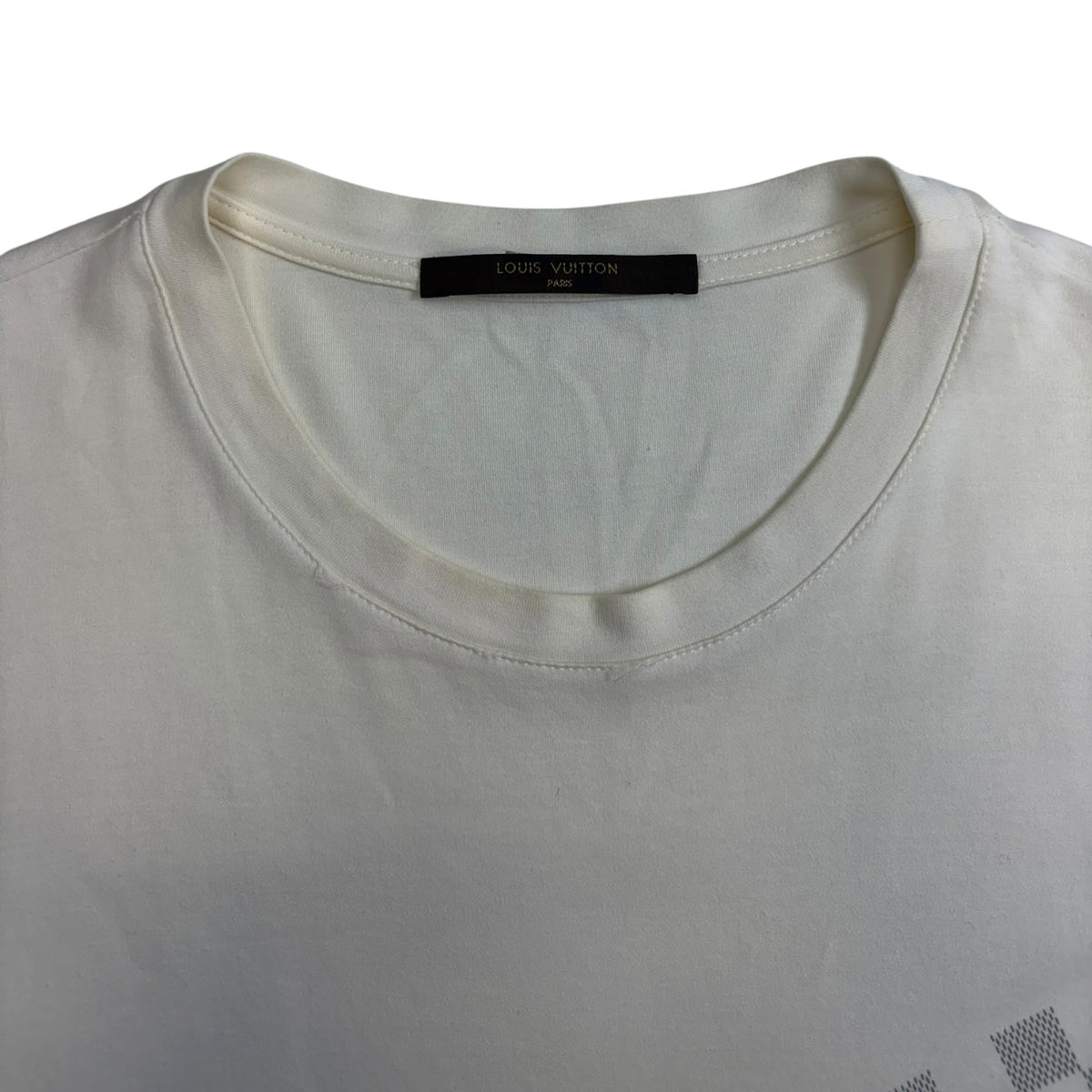 Louis Vuitton Damier Pocket T-Shirt White
