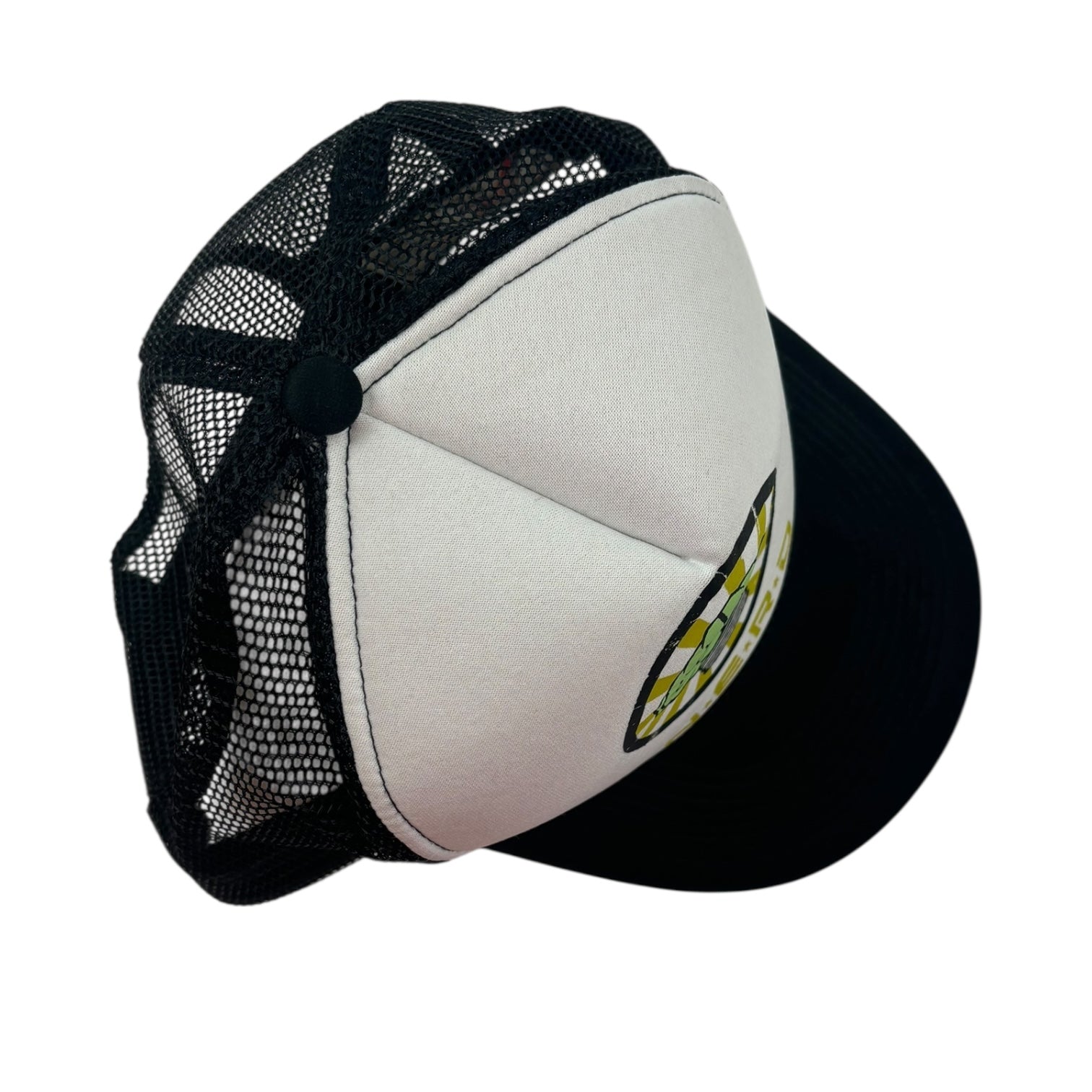 Vintage N.E.R.D Brain Snap Back Trucker Hat Black