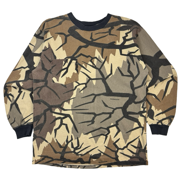 Vintage 90s Predator Camo Pocket Longsleeve