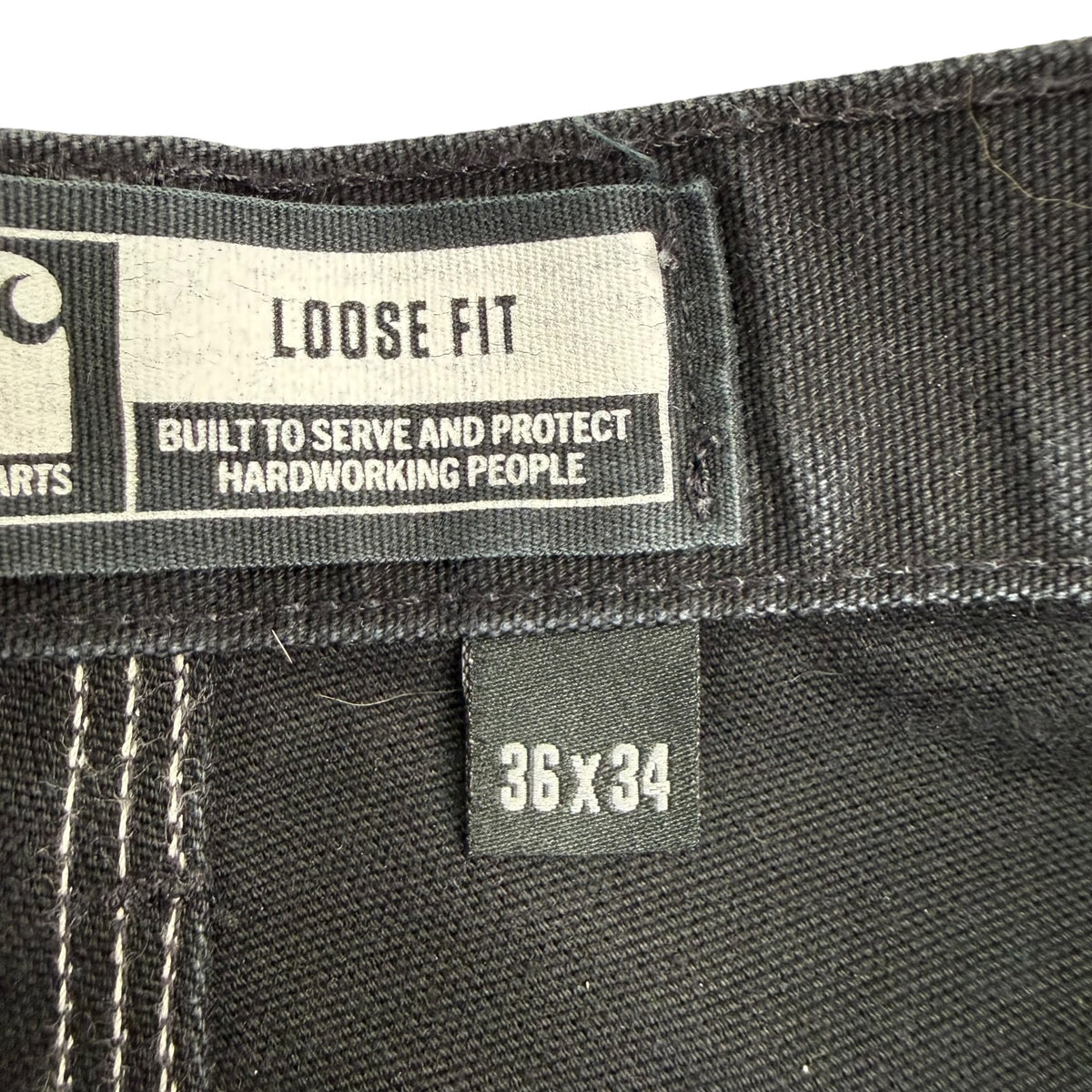 Vintage Carhartt Double Knee Pants Black