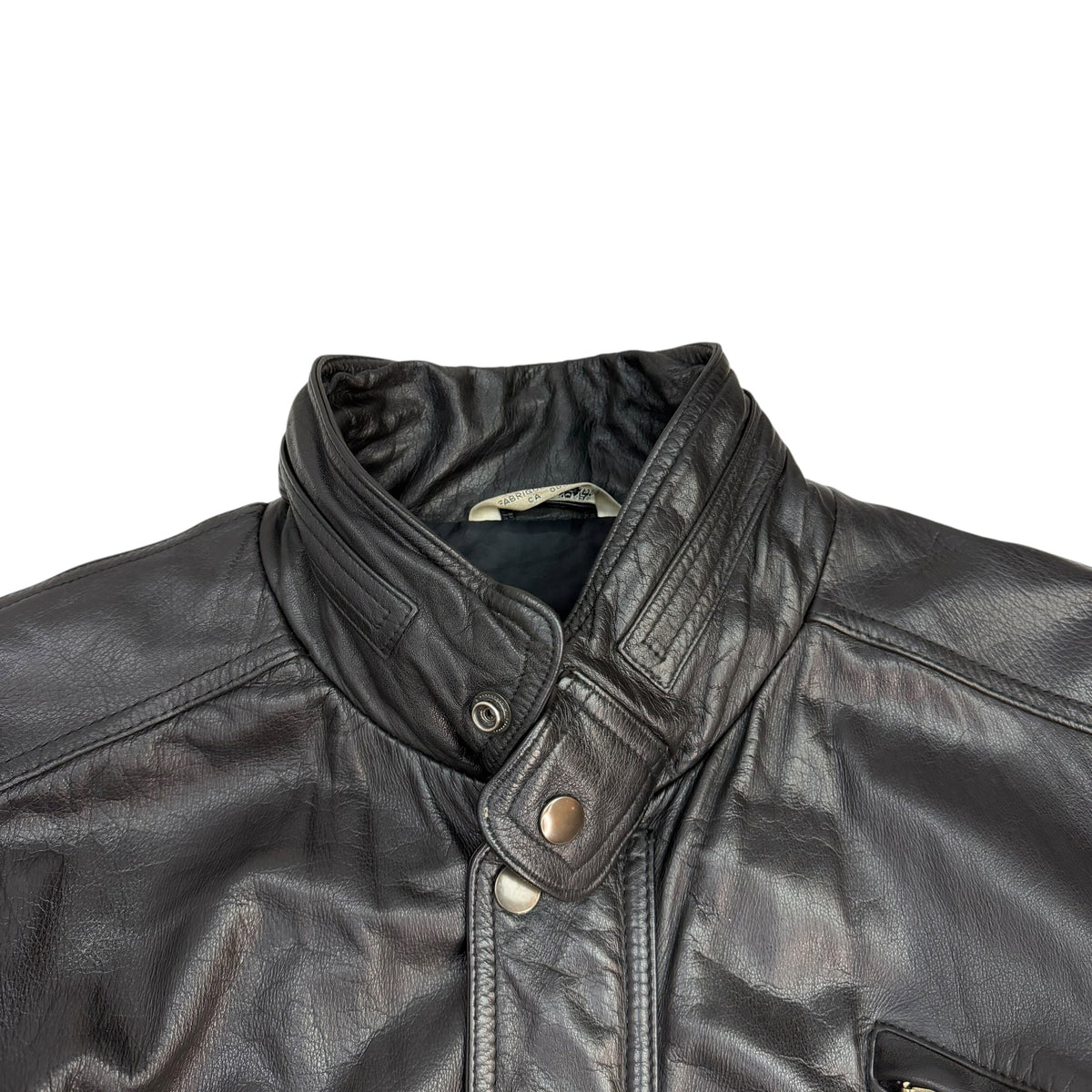 Vintage Club International Leather Jacket Black