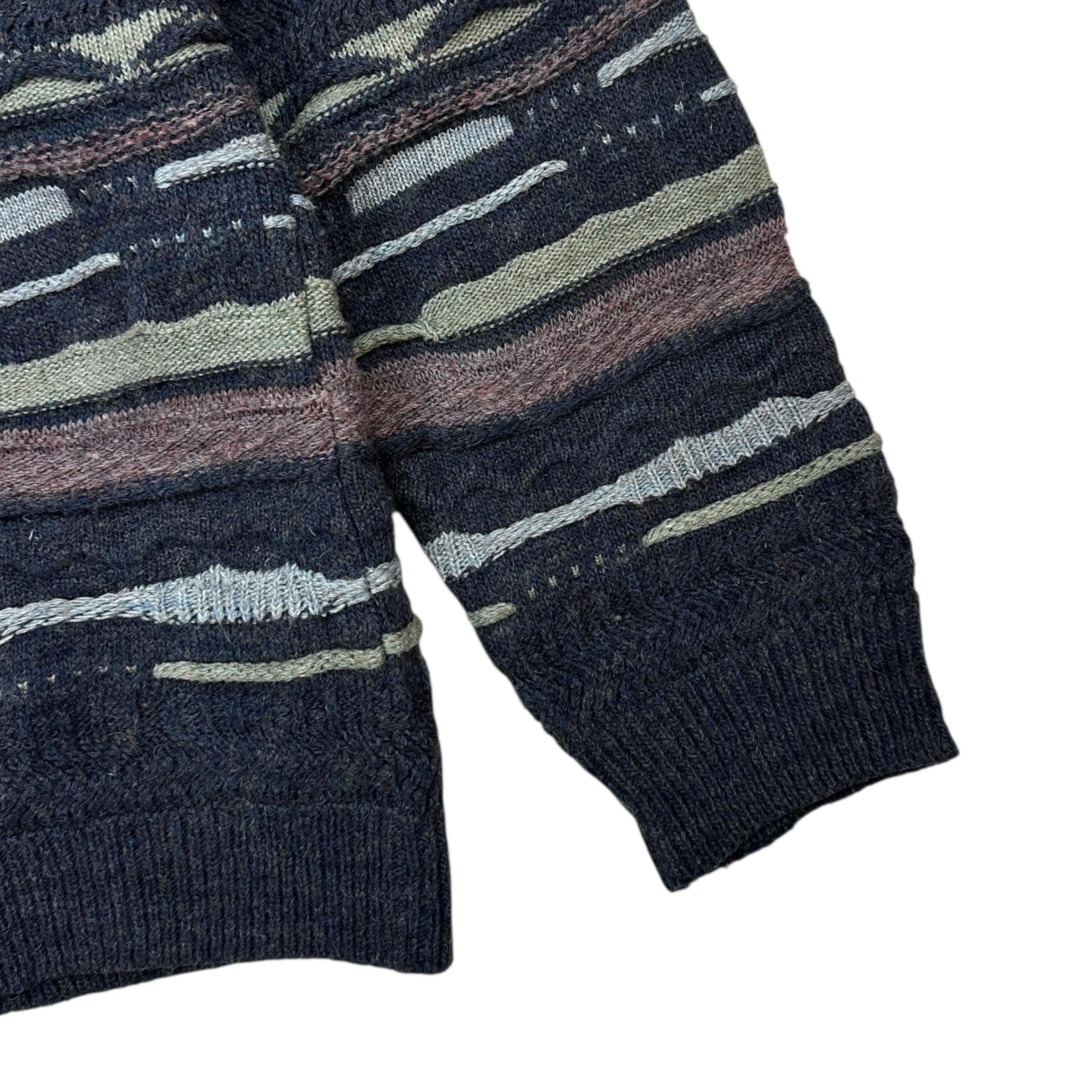 Vintage Laurent Cerrer 3D Knit Cardigan