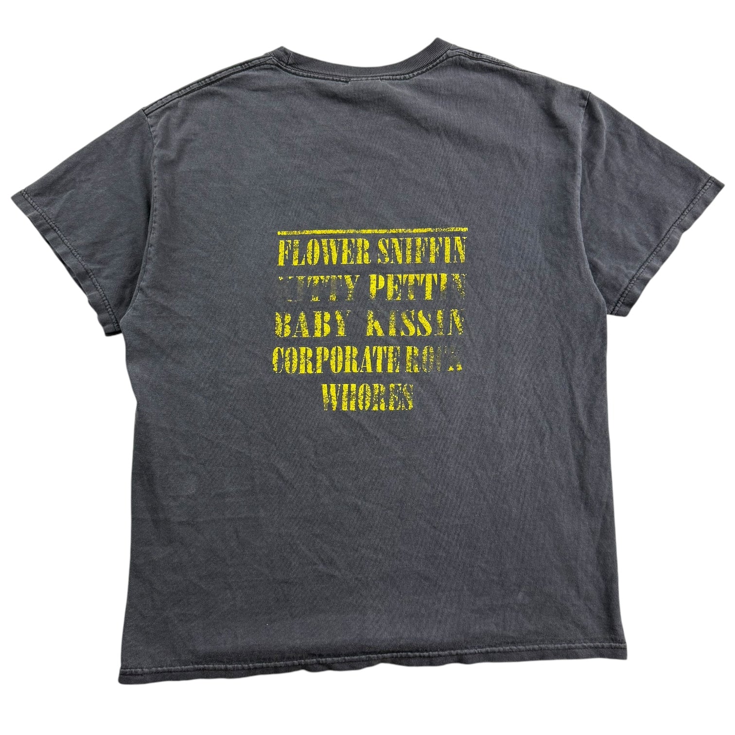 Vintage Nirvana Flower Sniffin Tee Faded Black