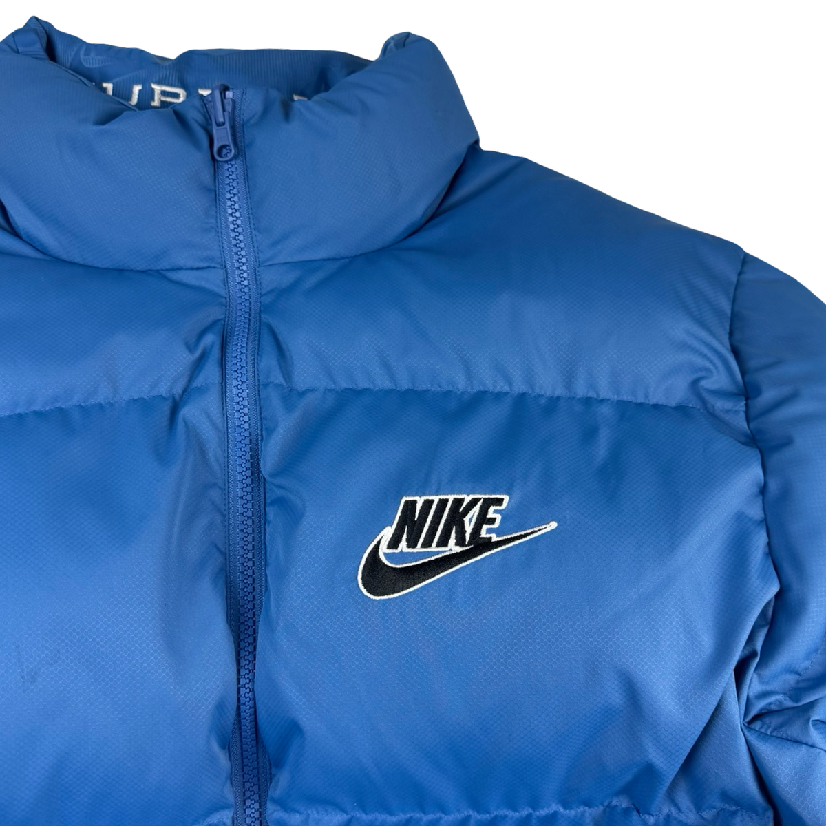 Supreme Nike Reversible Puffy Jacket Blue