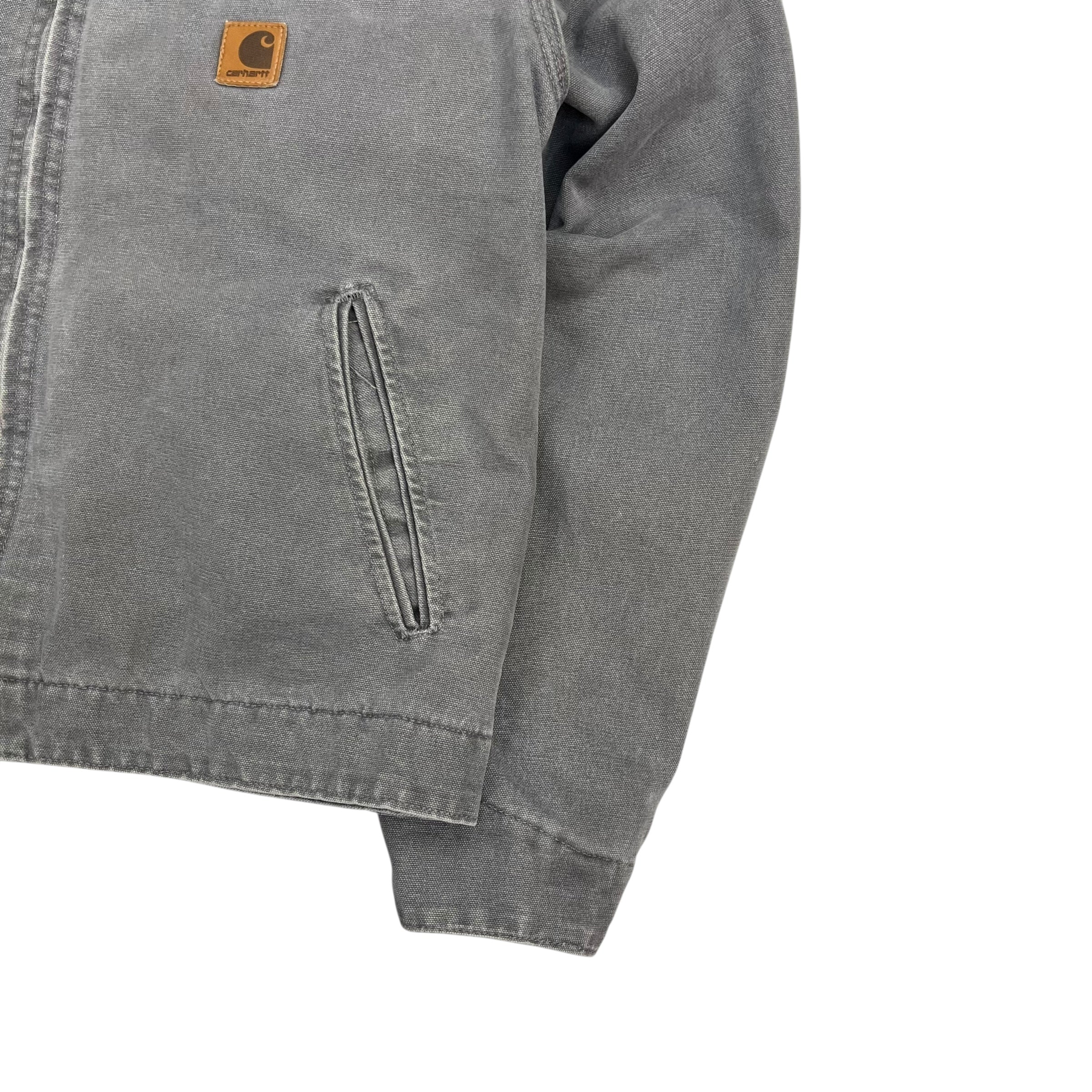 Vintage Carhartt Detroit Work Jacket Light Grey