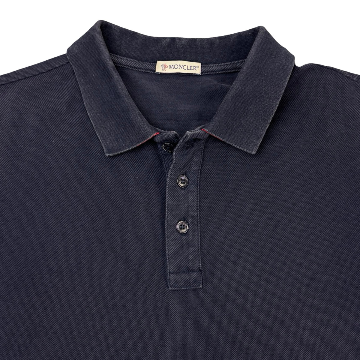 Moncler Manica Corta Polo-Shirt Navy