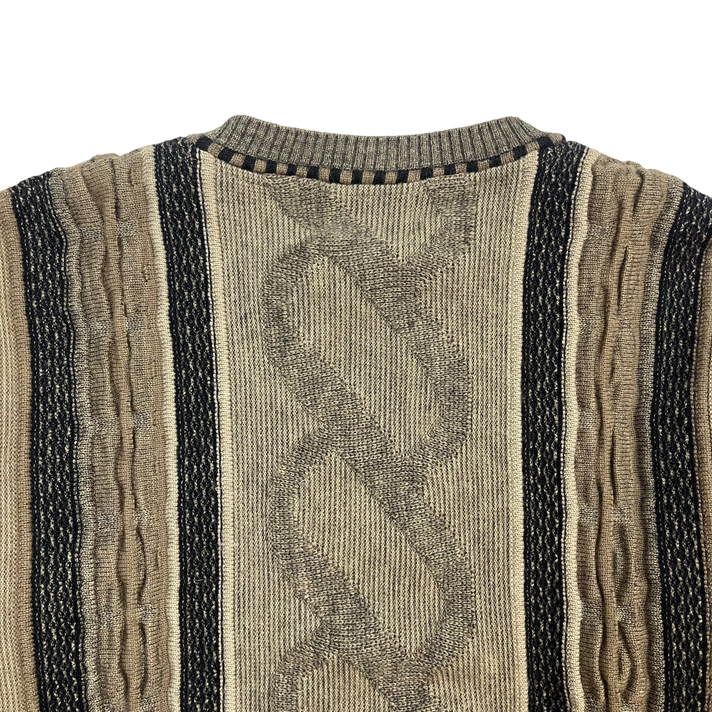 Vintage Tosani Knit Sweater Light Brown