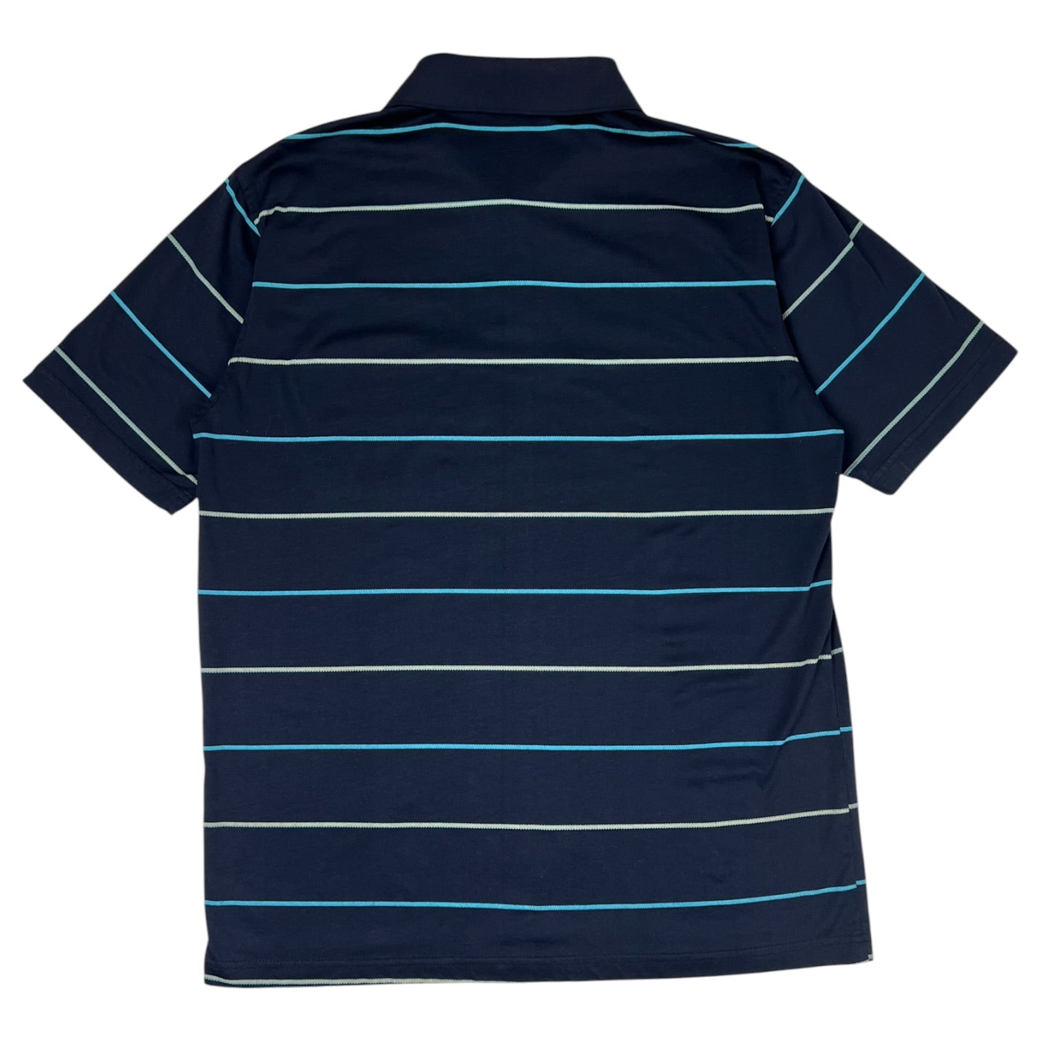 Dolce & Gabbana Striped Polo Blue