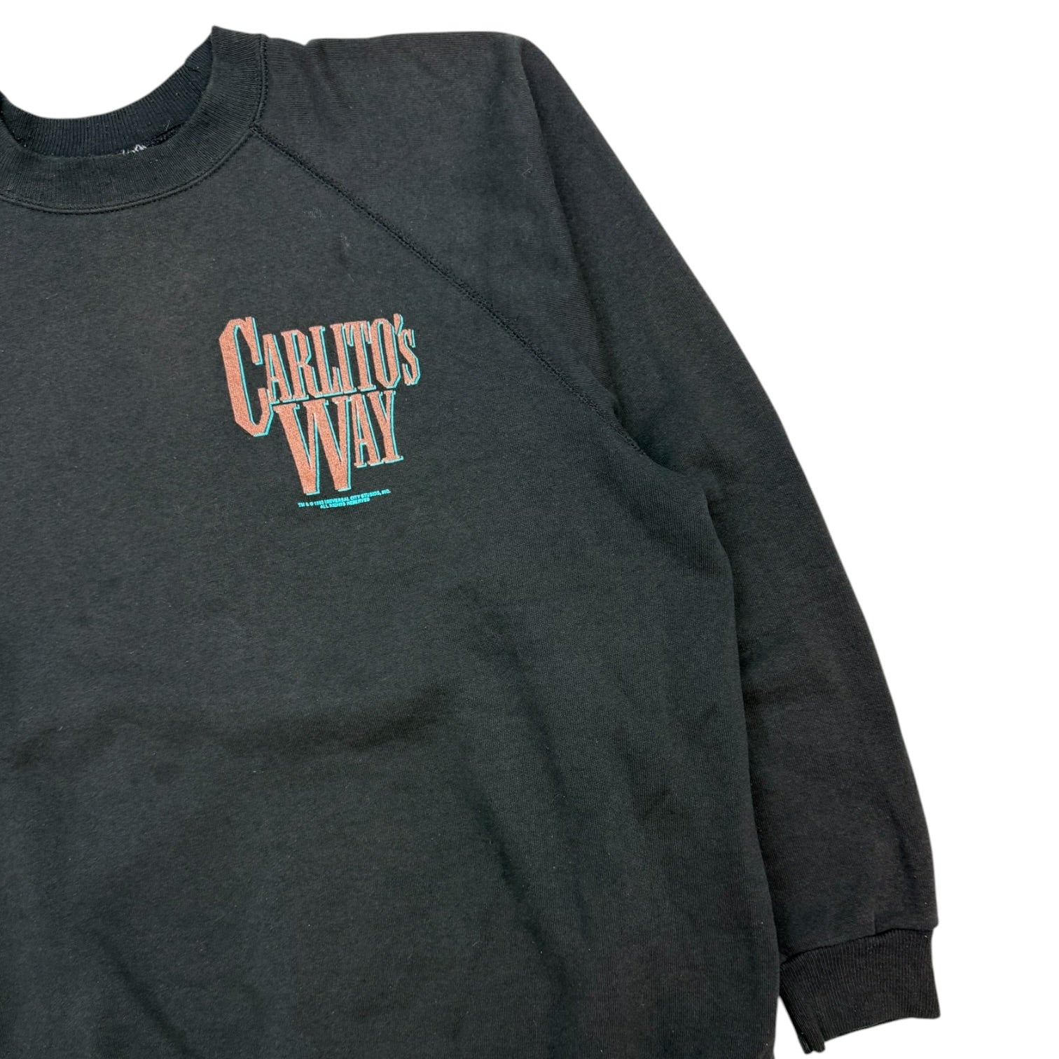 Vintage Carlitos Way Al Pacino Promo Crewneck Black