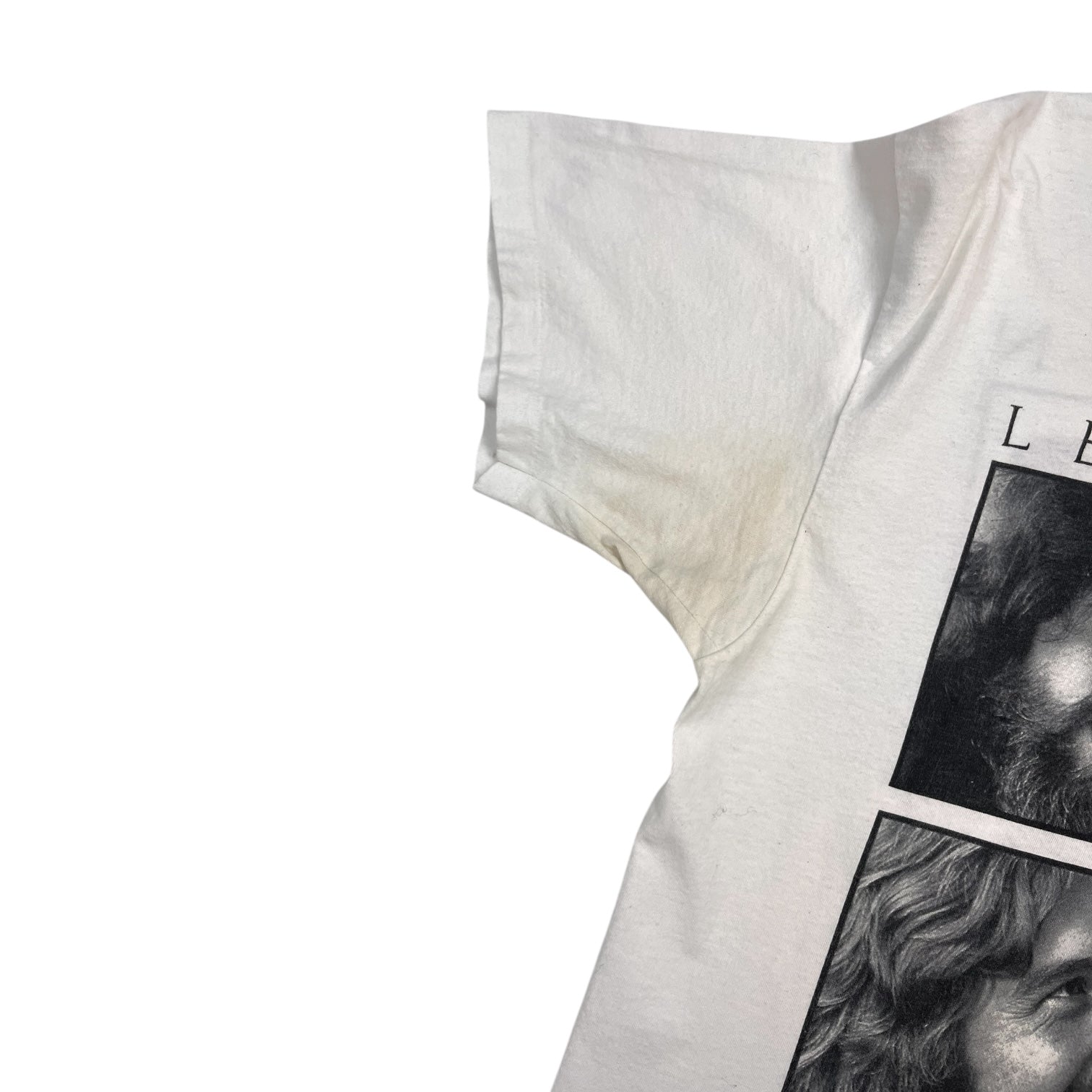 1992 Led Zeppelin Portrait Tee White