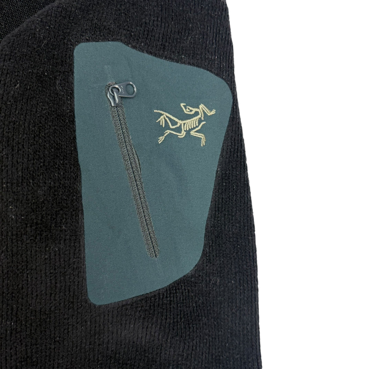 (W) Arcteryx Polartec Quarter Zip Fleece Pullover Black