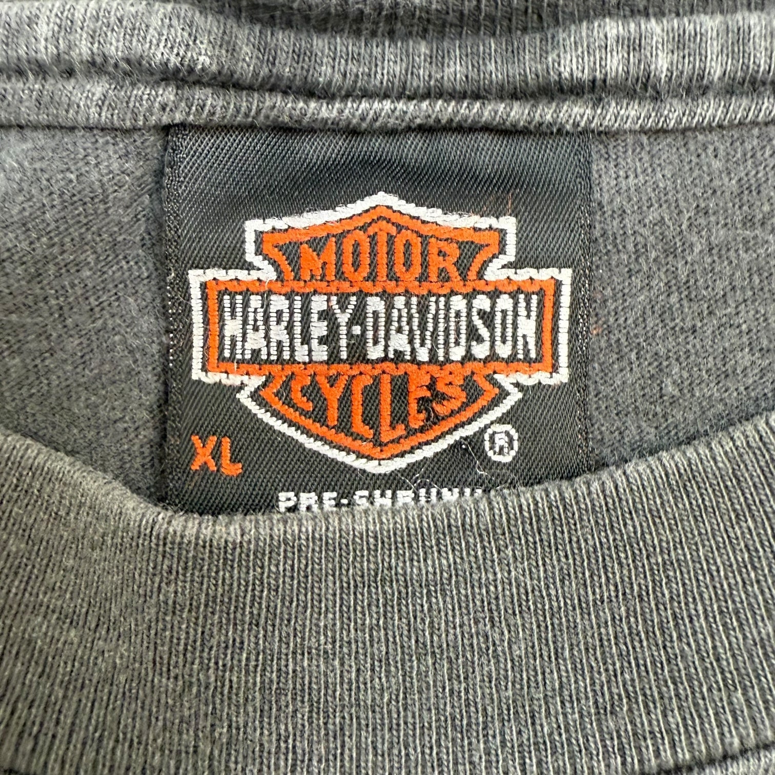Vintage Harley Davidson Of Lakeville Tee Faded Black