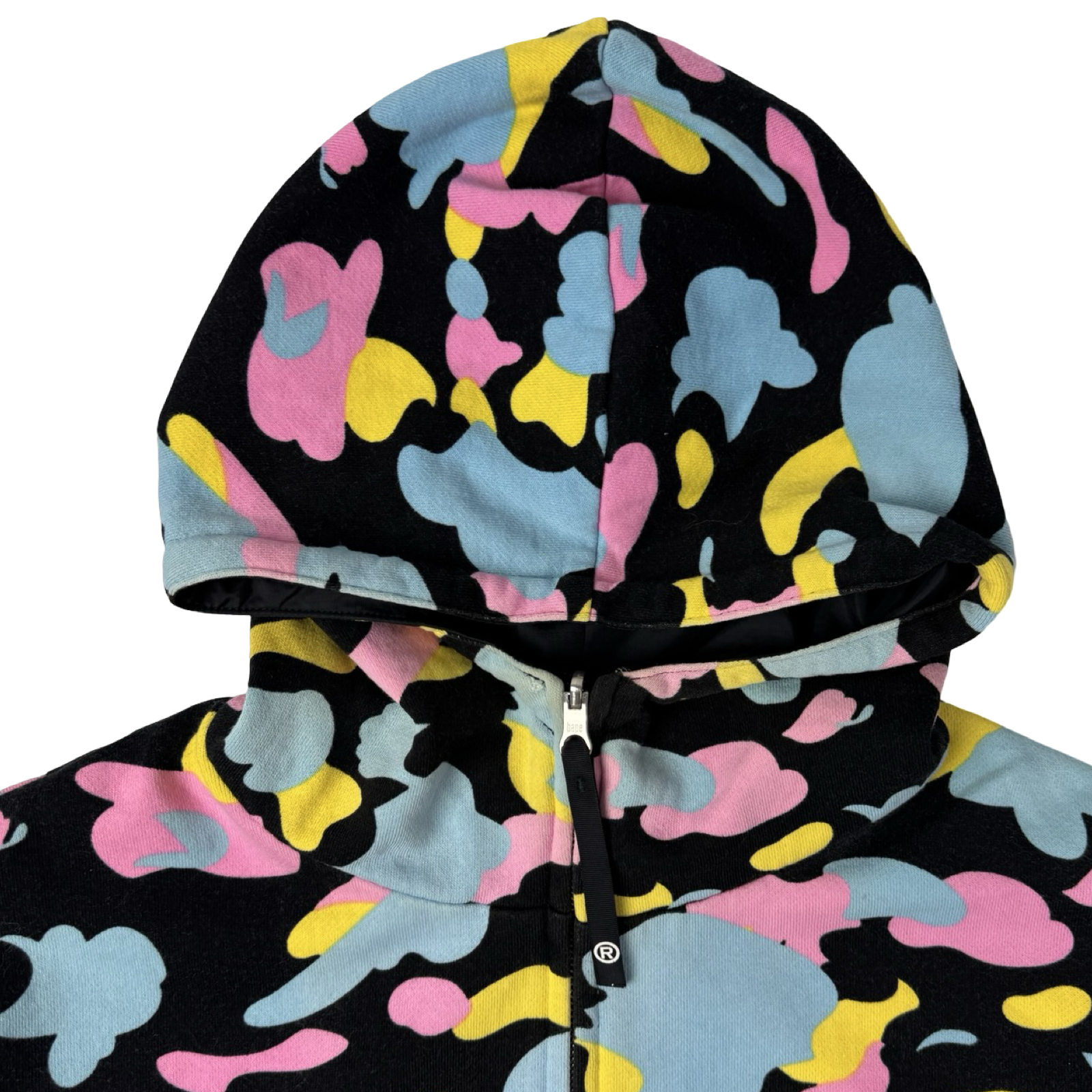 BAPE Reversible Zip Jacket Cotton Candy Black