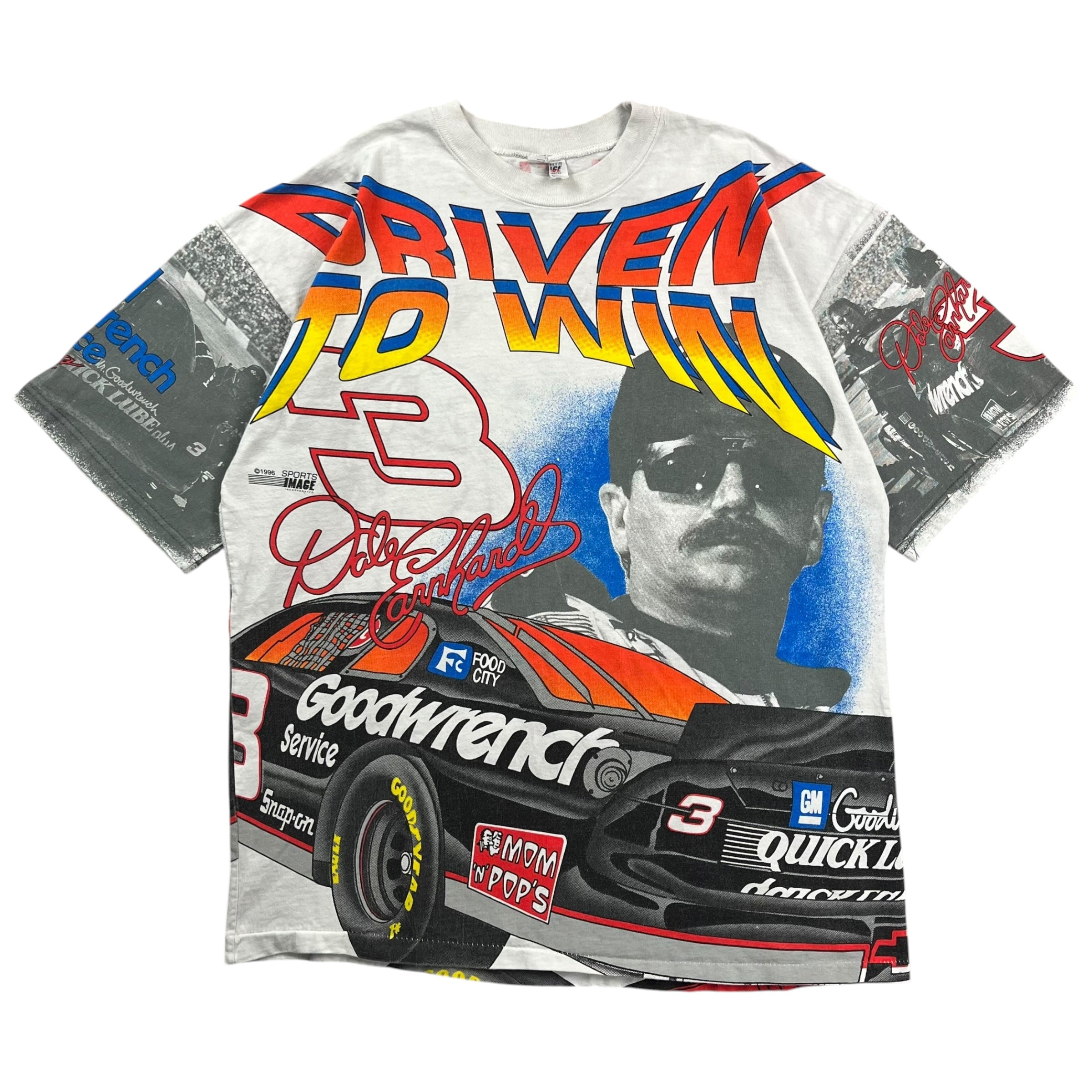 1996 Dale Earnhardt Jr. Driven To Win Tee Grey