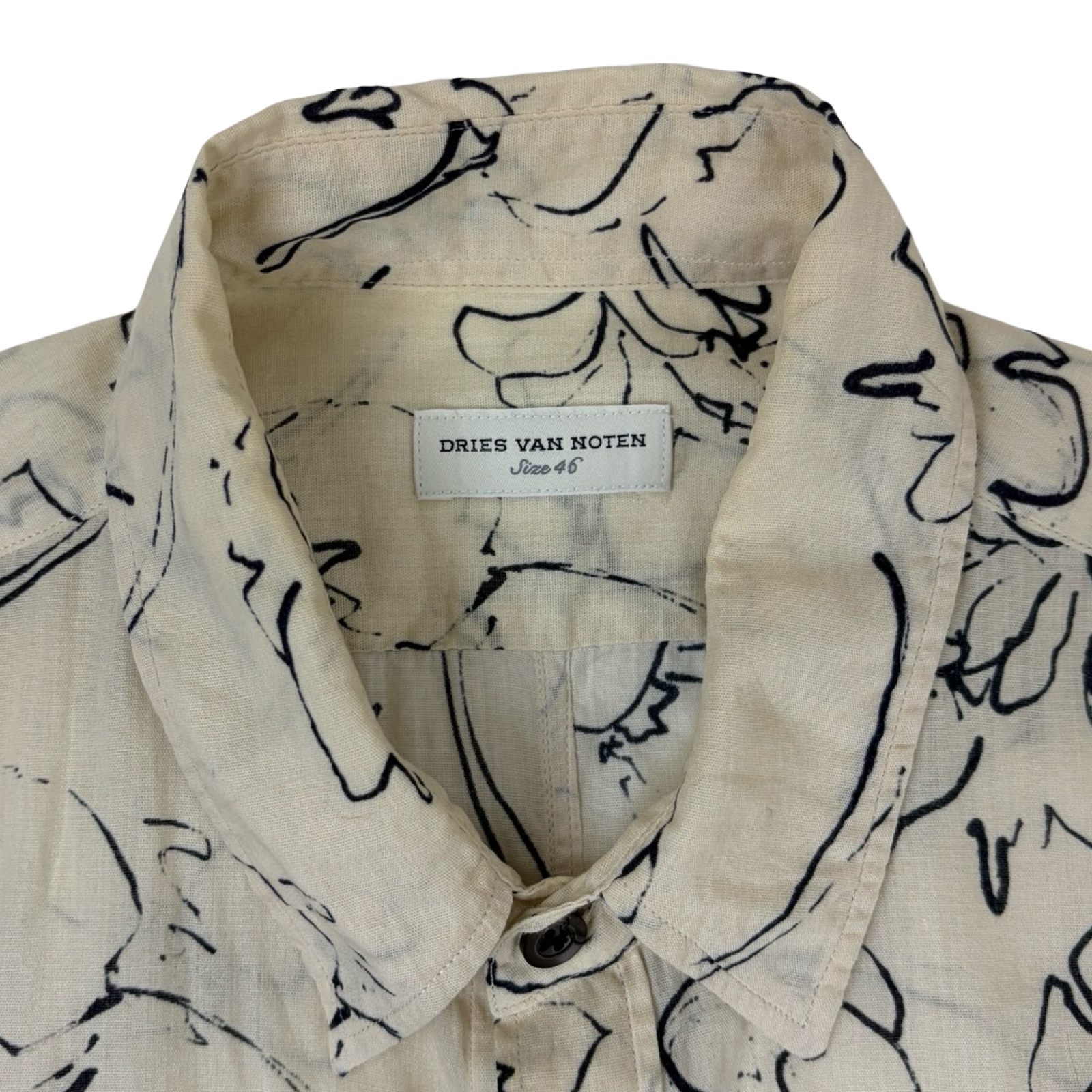 Dries Van Noten Button Up Cream