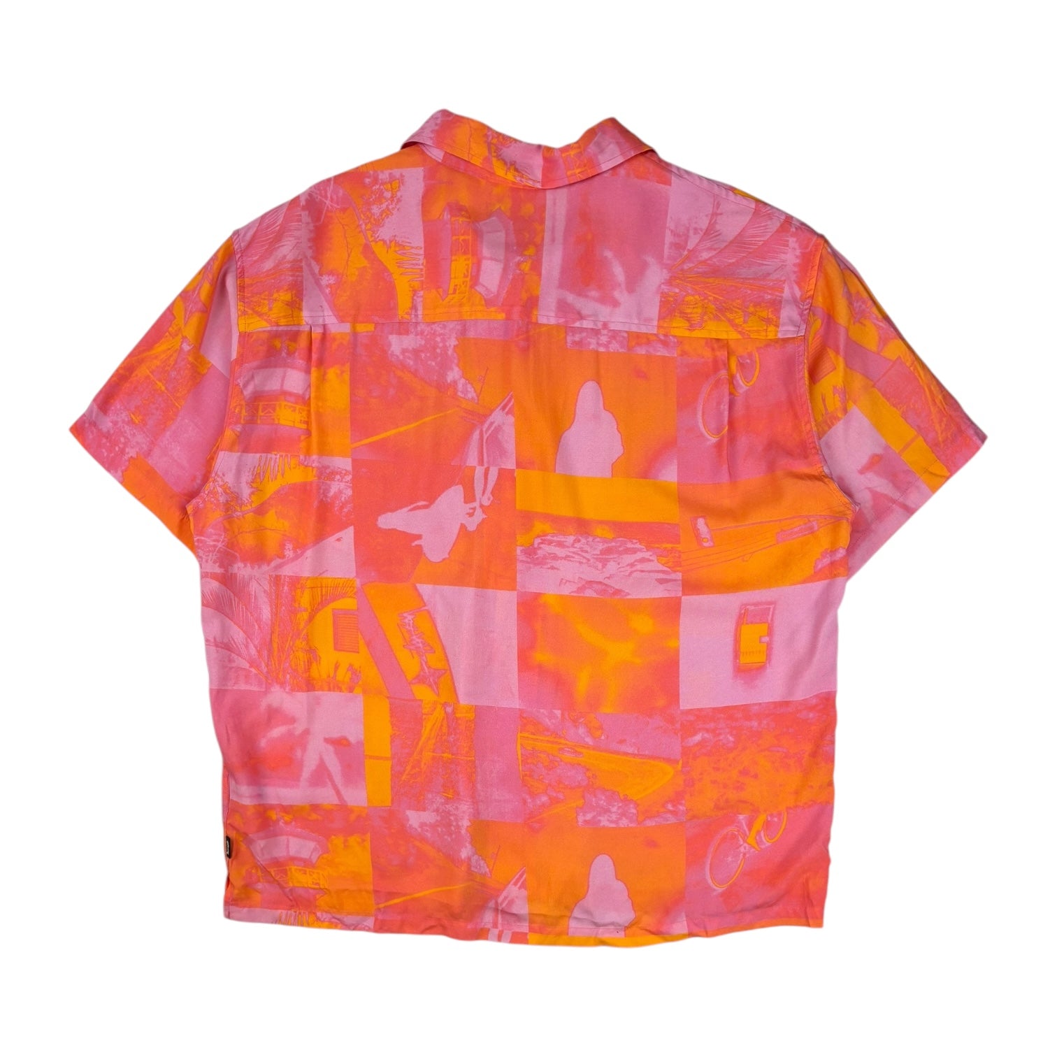 Stussy Photo Film Button Up Shirt Pink