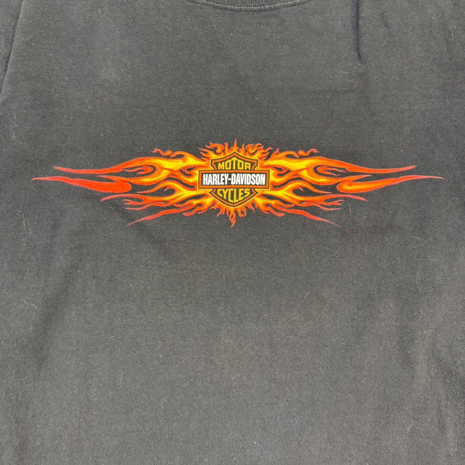Vintage Harley Davidson Of Hollywood L/S Tee Black