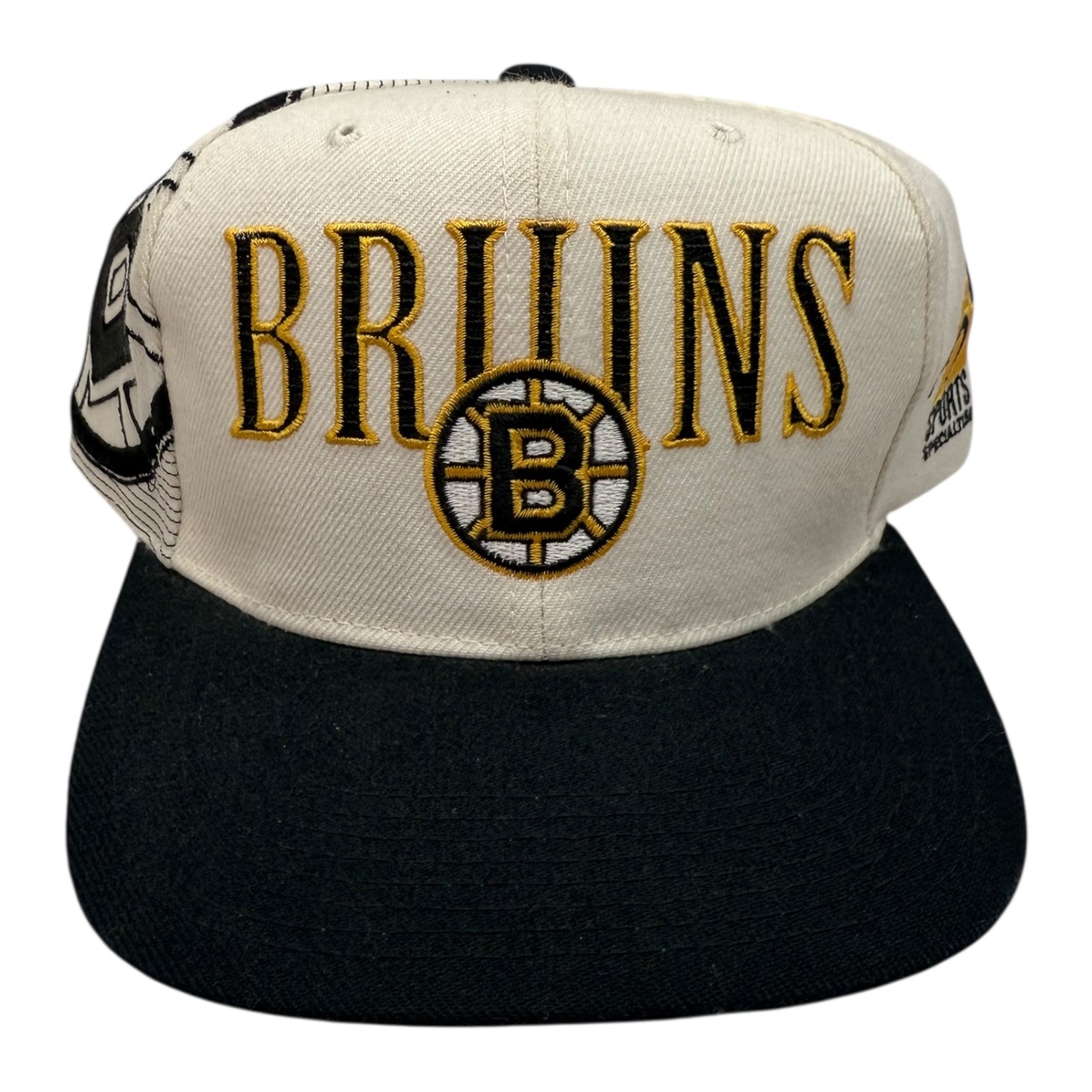 Vintage Boston Bruins Laser Sports Specialties Snapback