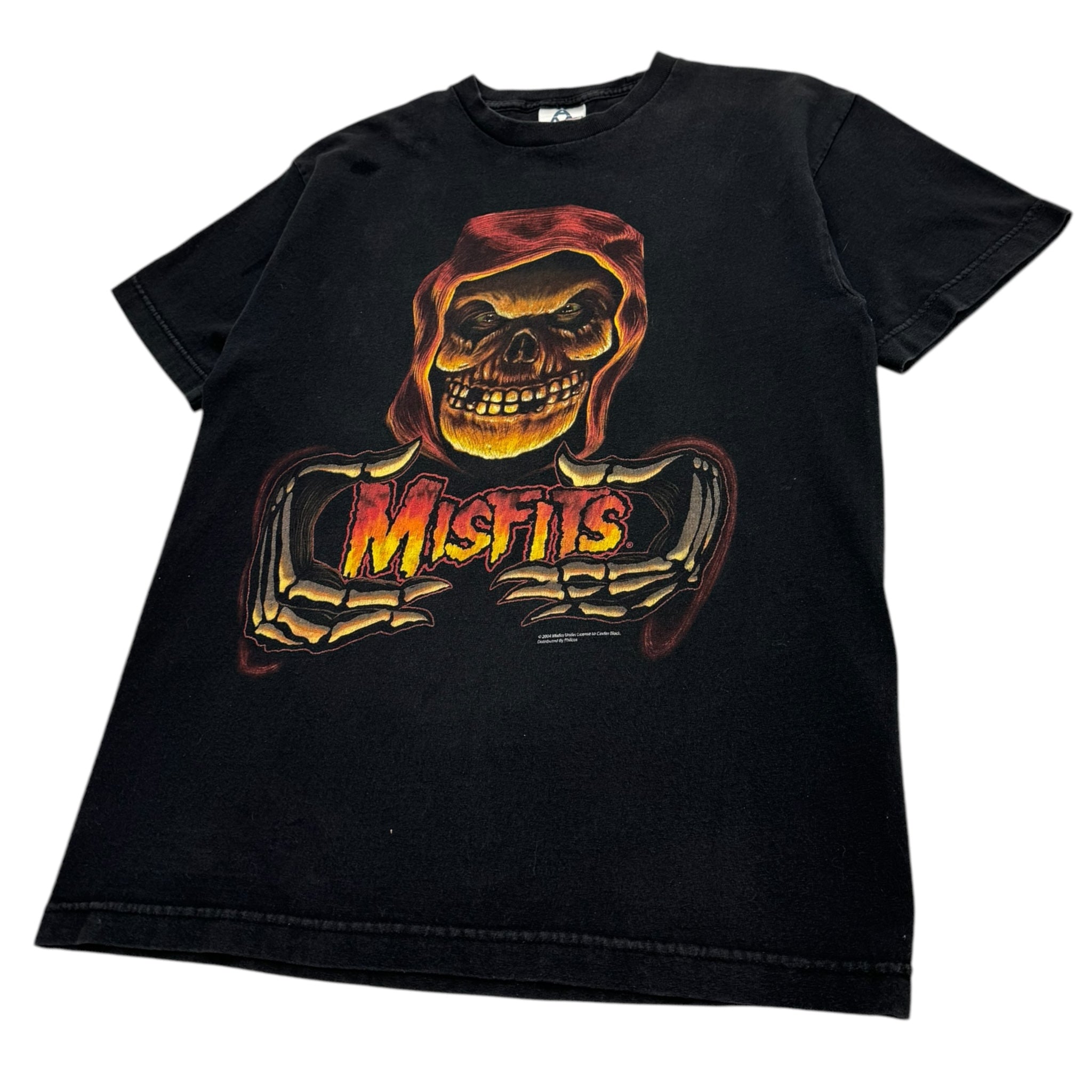 2004 Misfits Skeleton Tee Black