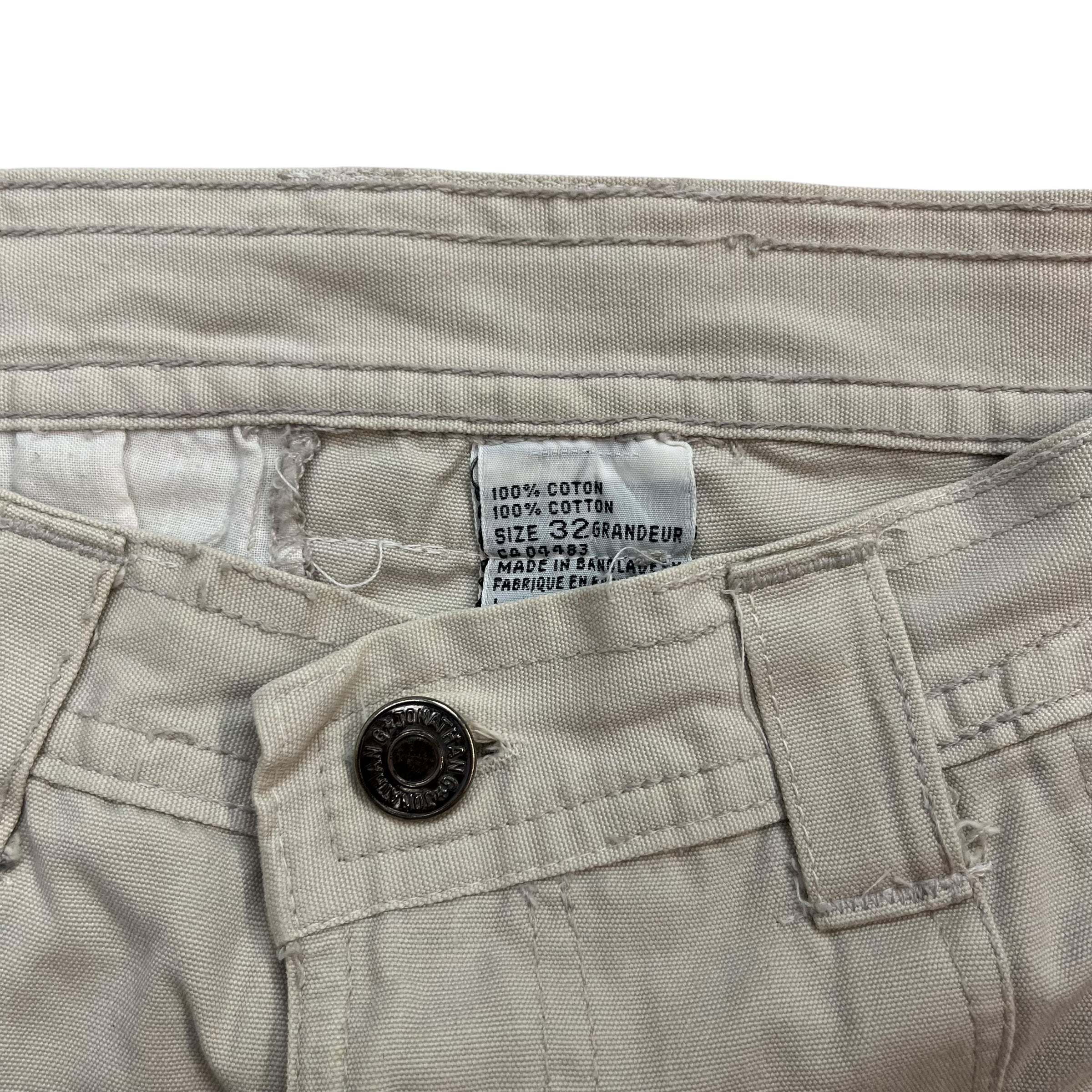 Vintage Jonathan G Cargo Pants White