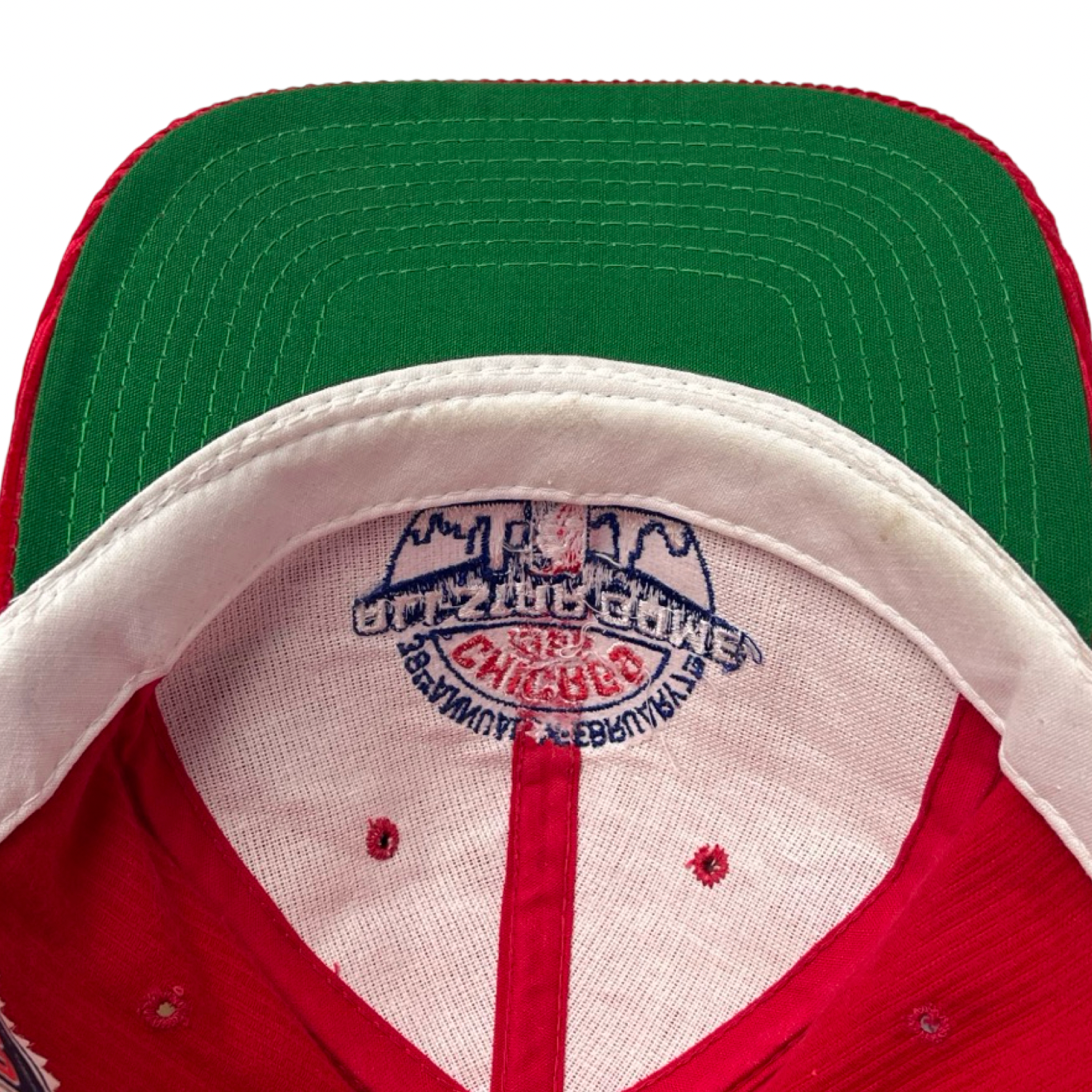 1988 Chicago NBA All-Star Game Sports Specialties Corduroy Hat Red