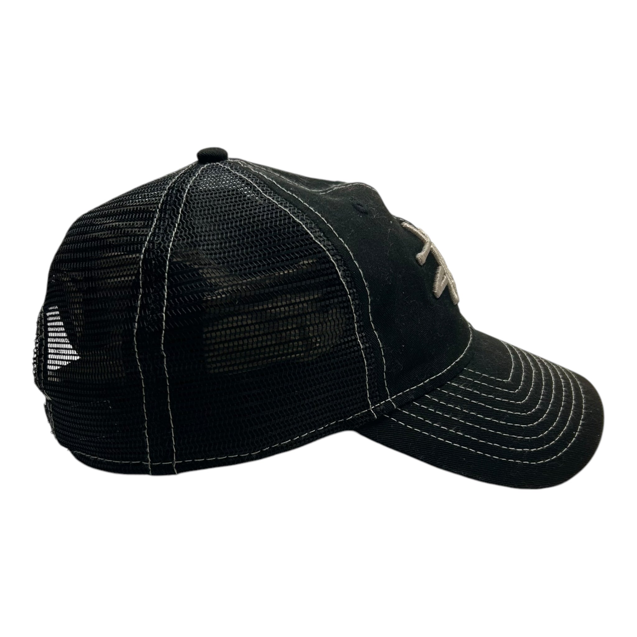 Stussy Contrast Stitch Trucker Hat Black