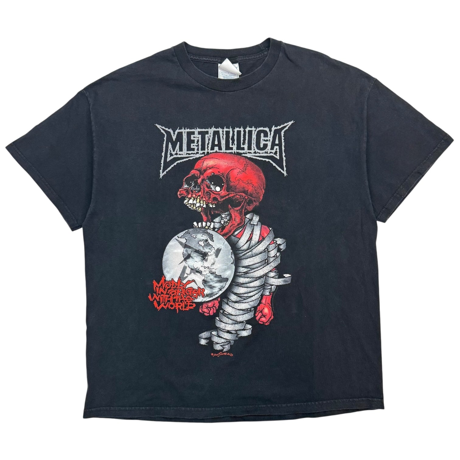 2004 Metallica Pushead St Anger Tour Tee Black