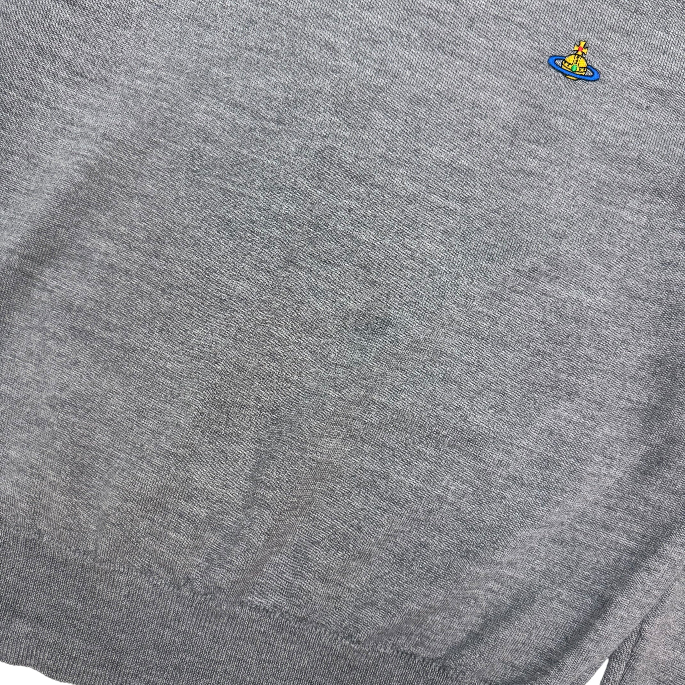 Vivienne Westwood Knit Crewneck Sweater Grey