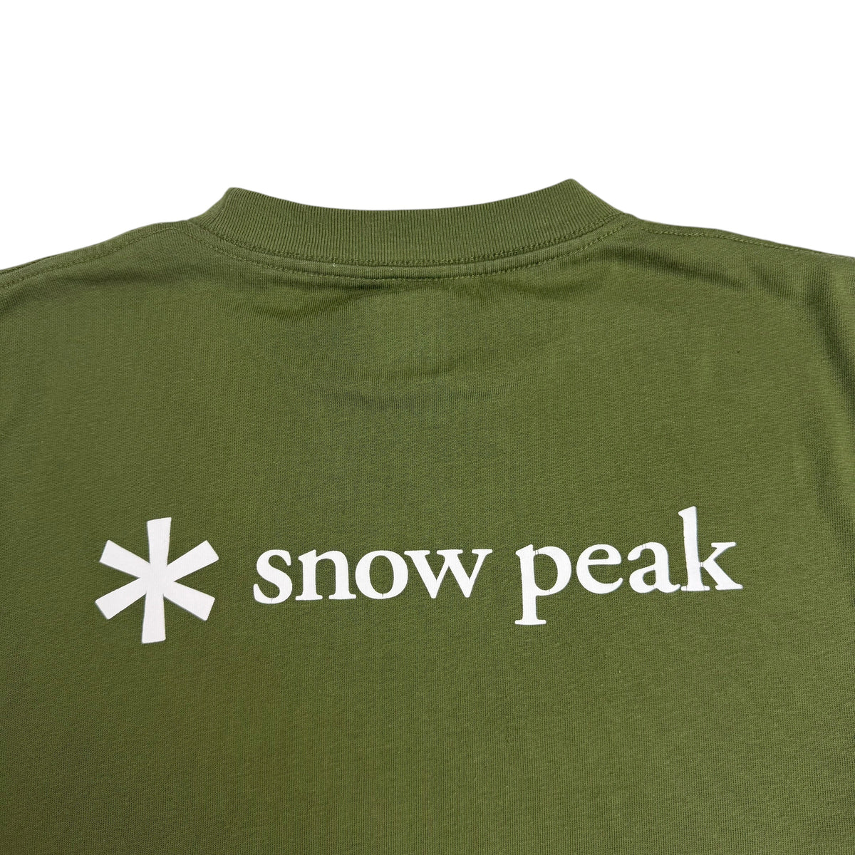 Snow Peak Logo Tee Green