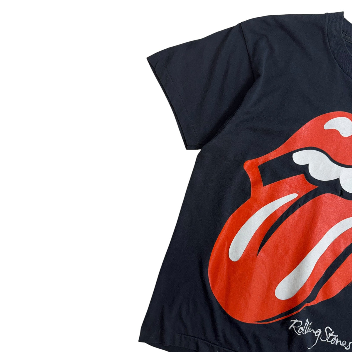 Vintage 1989 Rolling Stones North American Tour T-Shirt Black