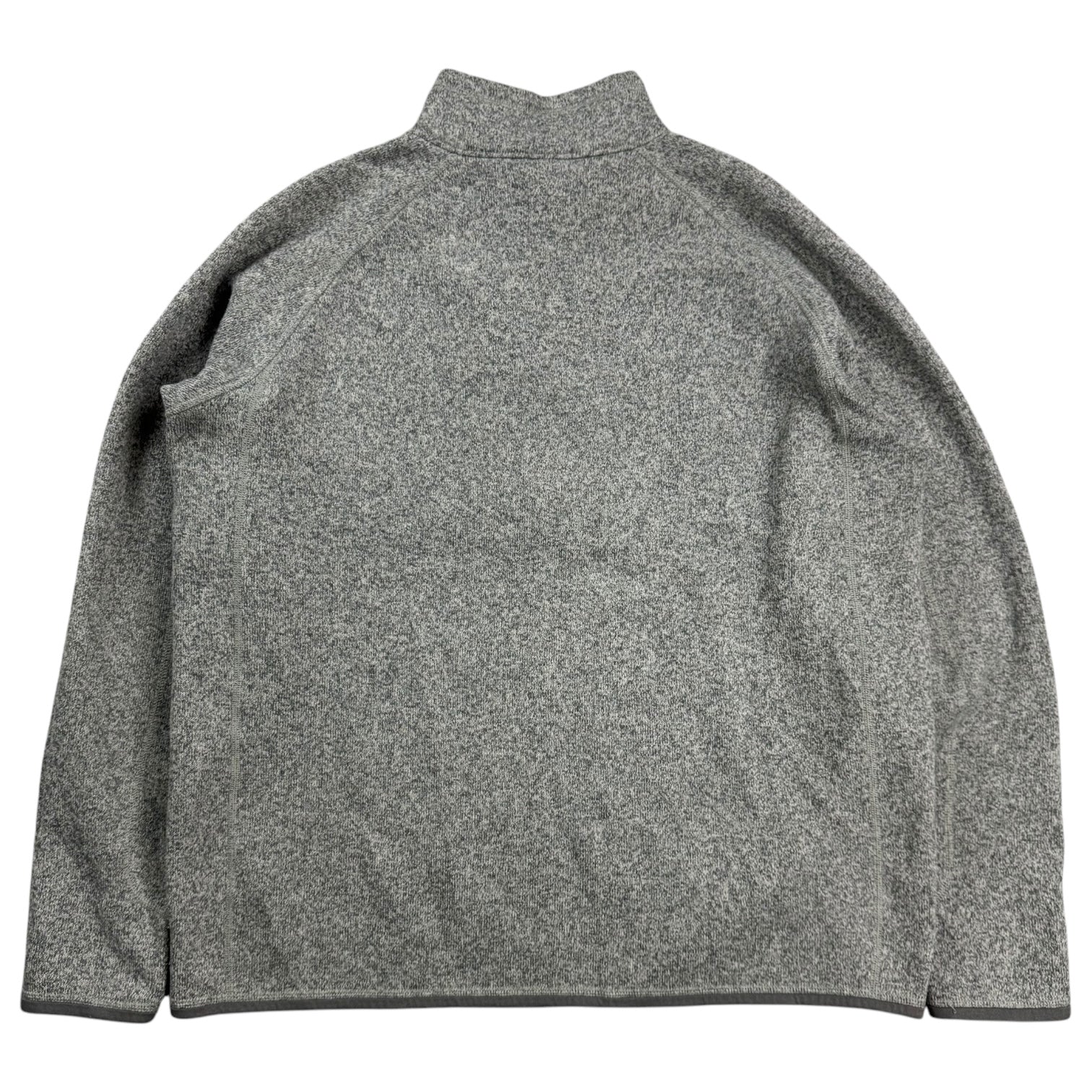 Vintage Patagonia Quarter Zip Up Polar Fleeced Jacket Grey