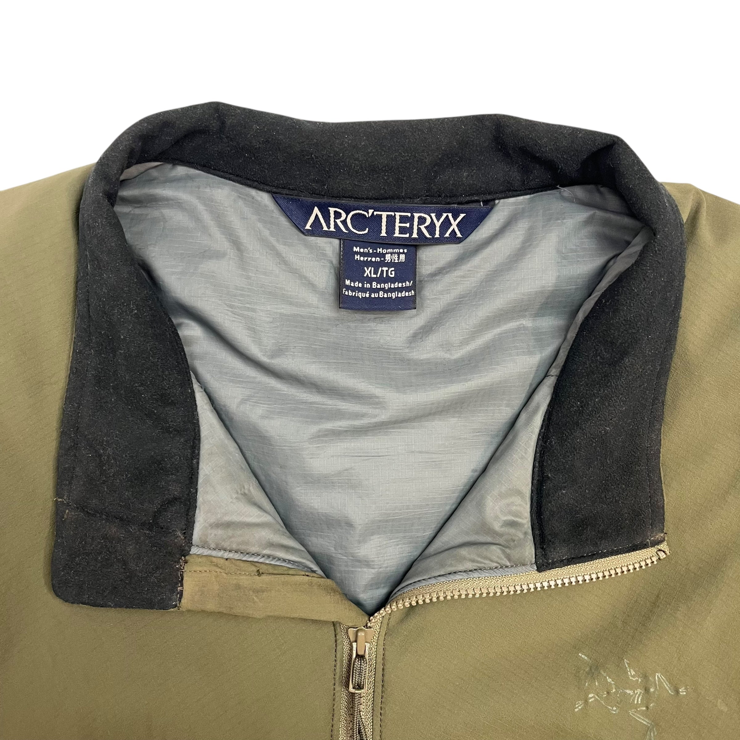 Vintage Arc'teryx Atom Leaf Jacket Olive