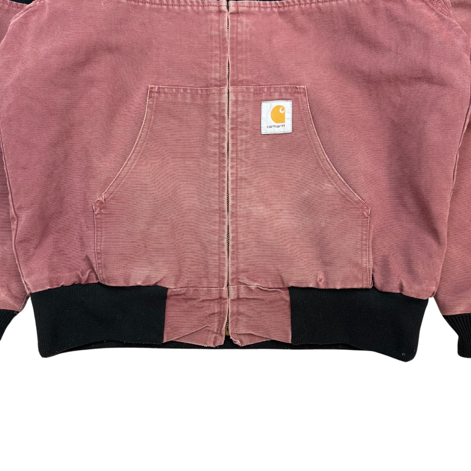 Vintage Carhartt Aztec Active Jacket Faded Maroon