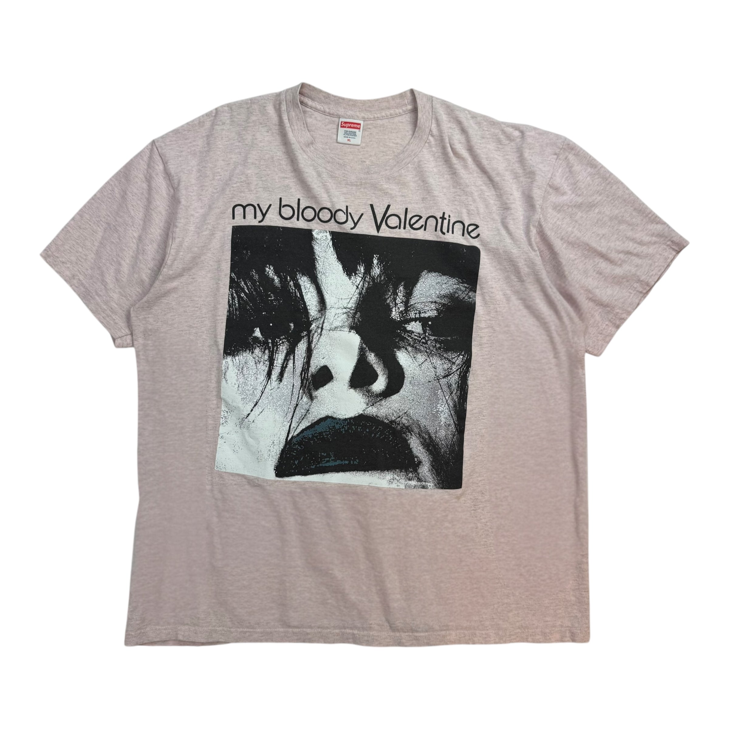 Supreme My Bloody Valentine Feed Me With Your Kiss Tee Pink