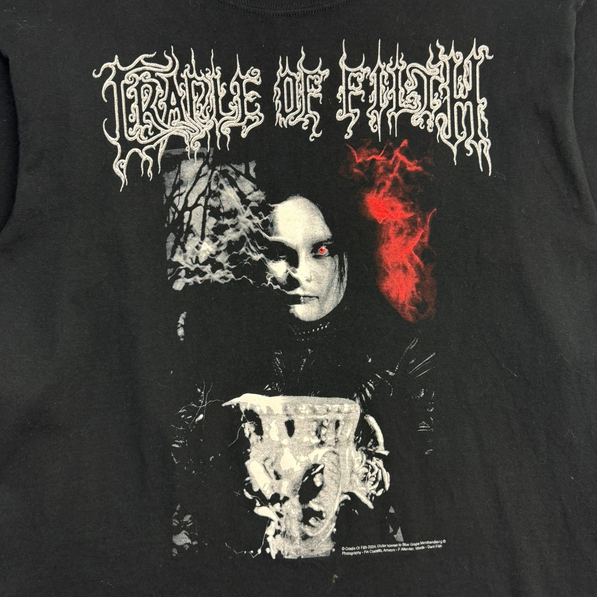 2004 Cradle Of Filth "Black Is My Heart' Long Sleeve T-Shirt