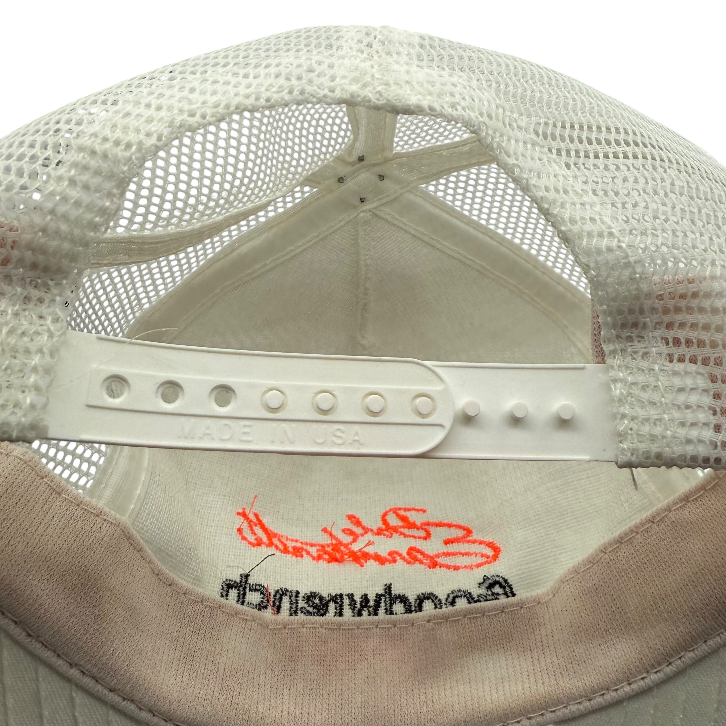 Vintage Dale Earnhardt Goodwrench Racing Trucker Hat White