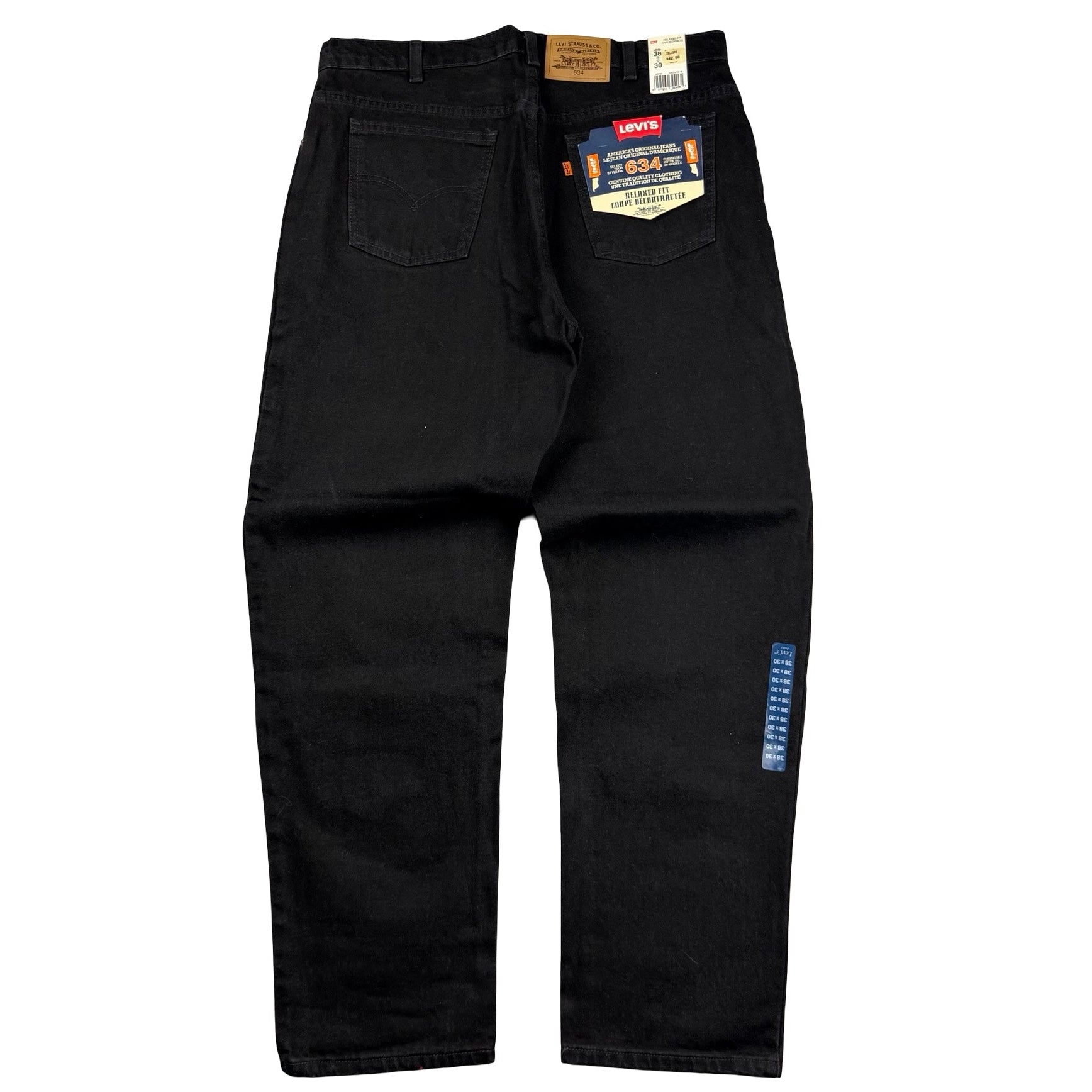 Vintage Levi’s 634 Orange Tab Denim Jeans Black