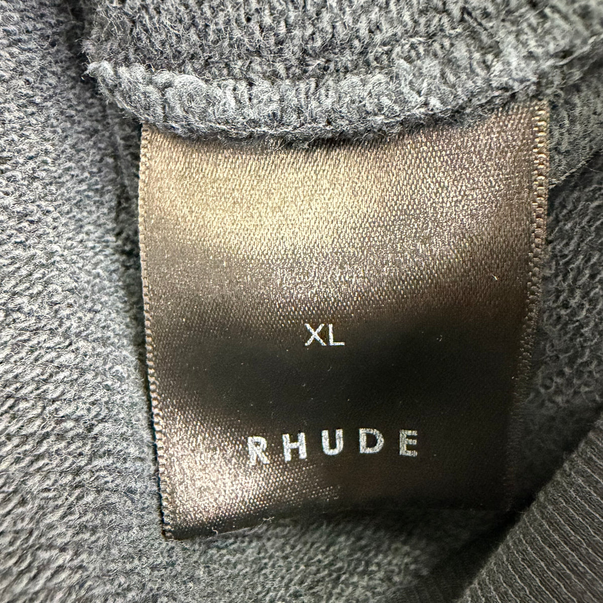 Rhude Malibu Hoodie Washed Black