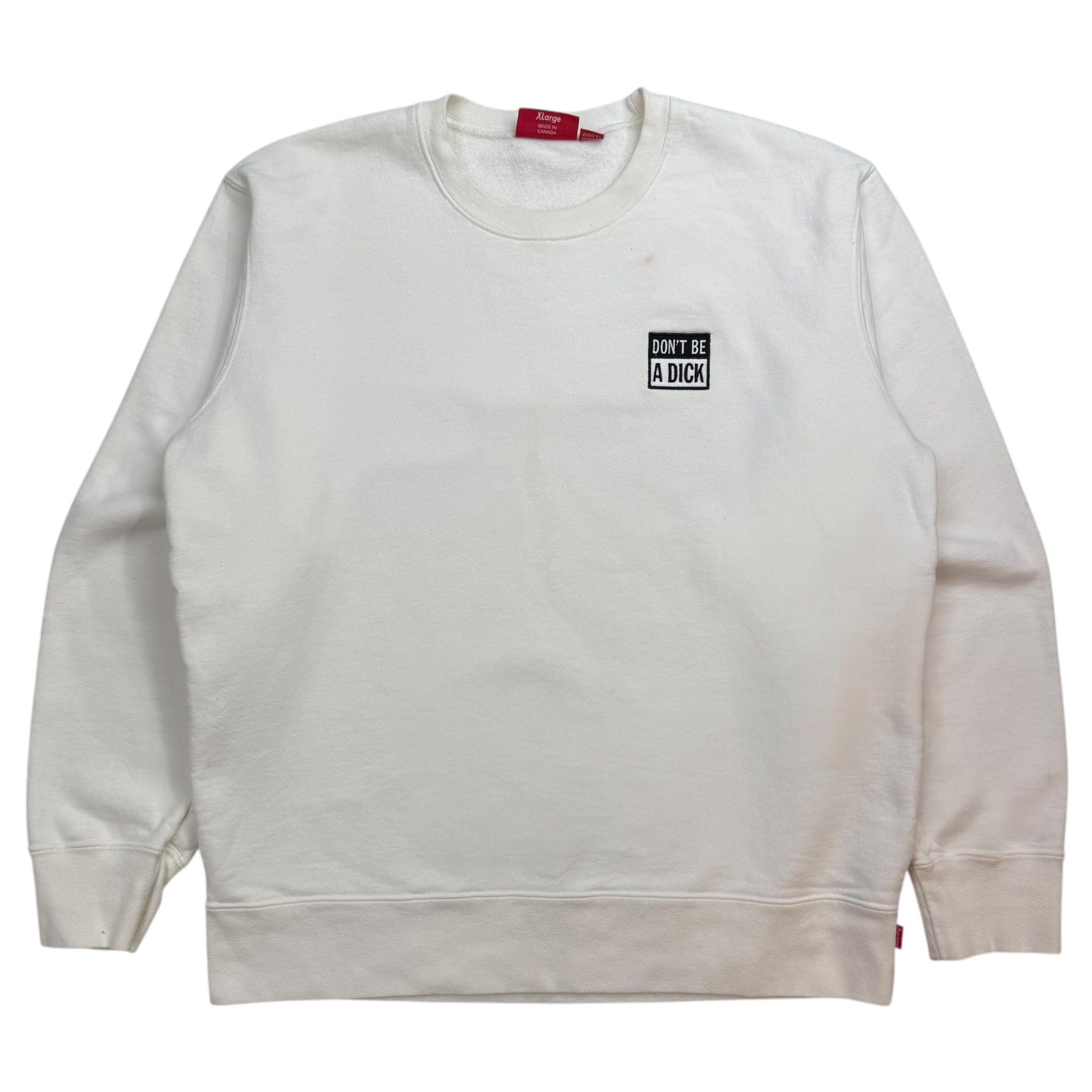 Supreme Don’t Be A D*** Crewneck White