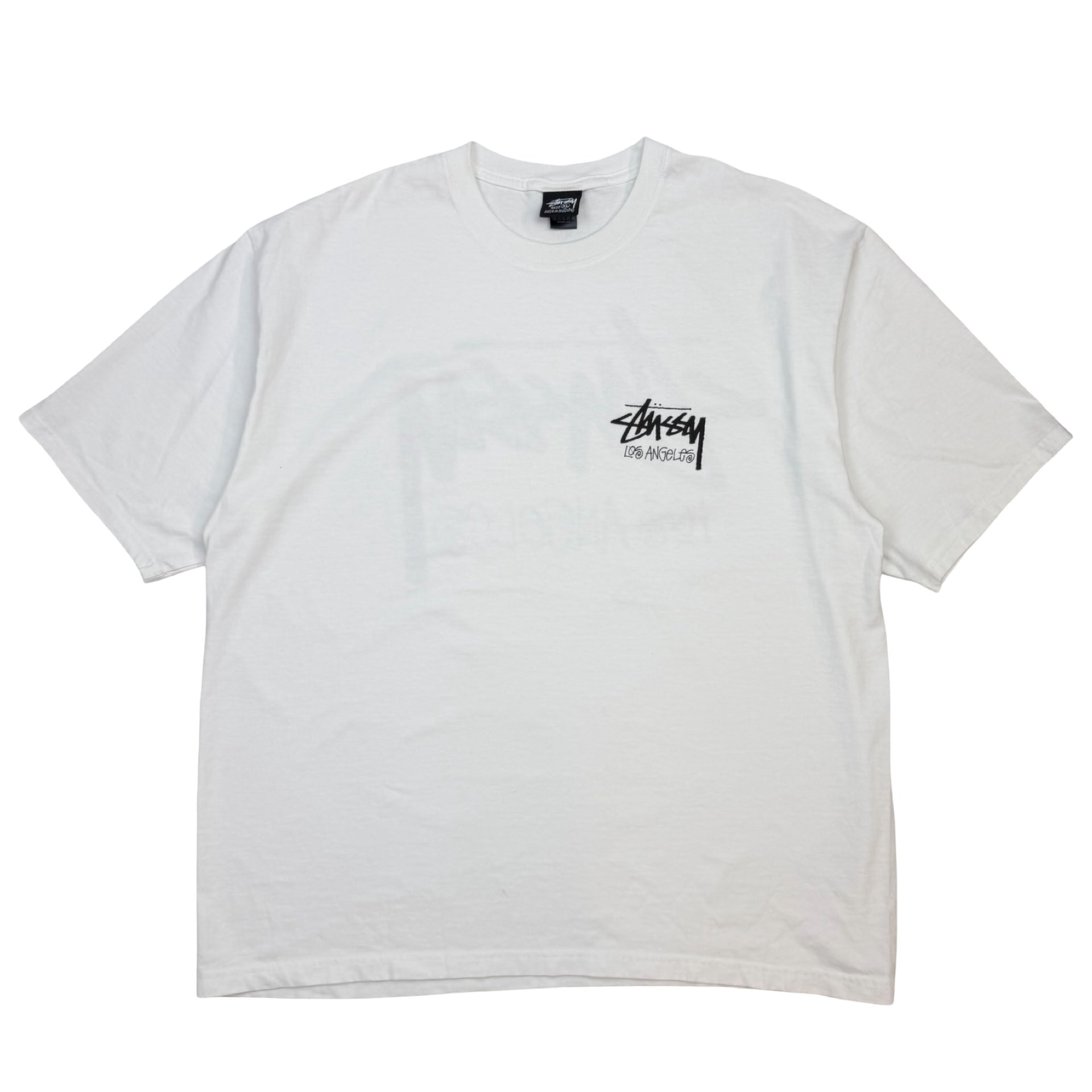Stussy Stock Los Angeles Tee White
