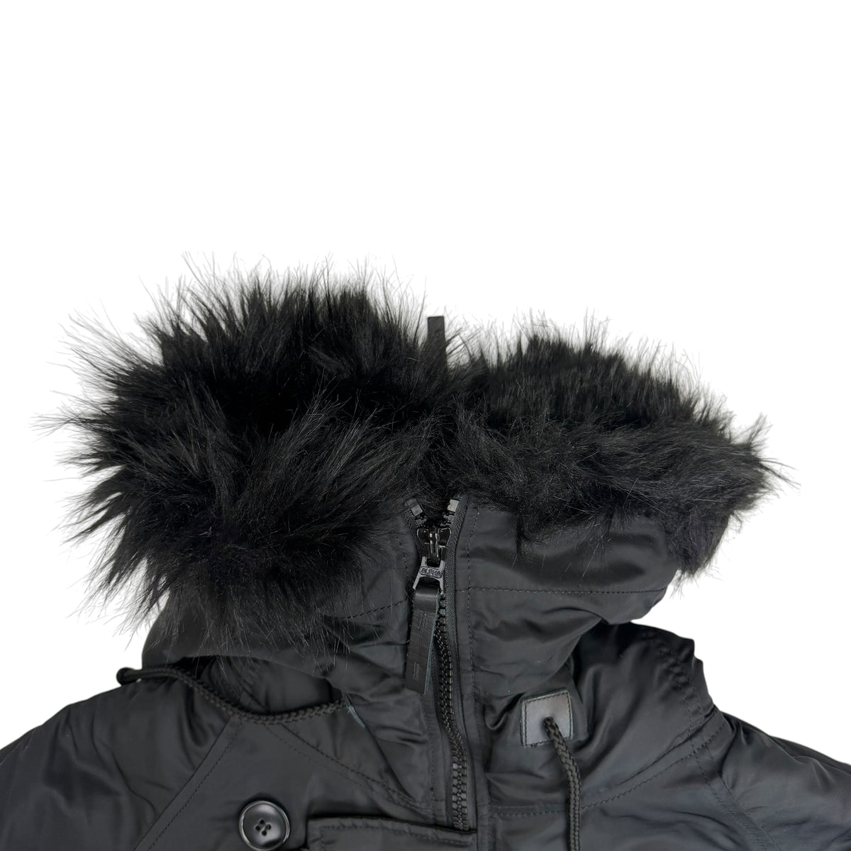 Stussy X Alpha Industries N-2B Short Waist Parka Black